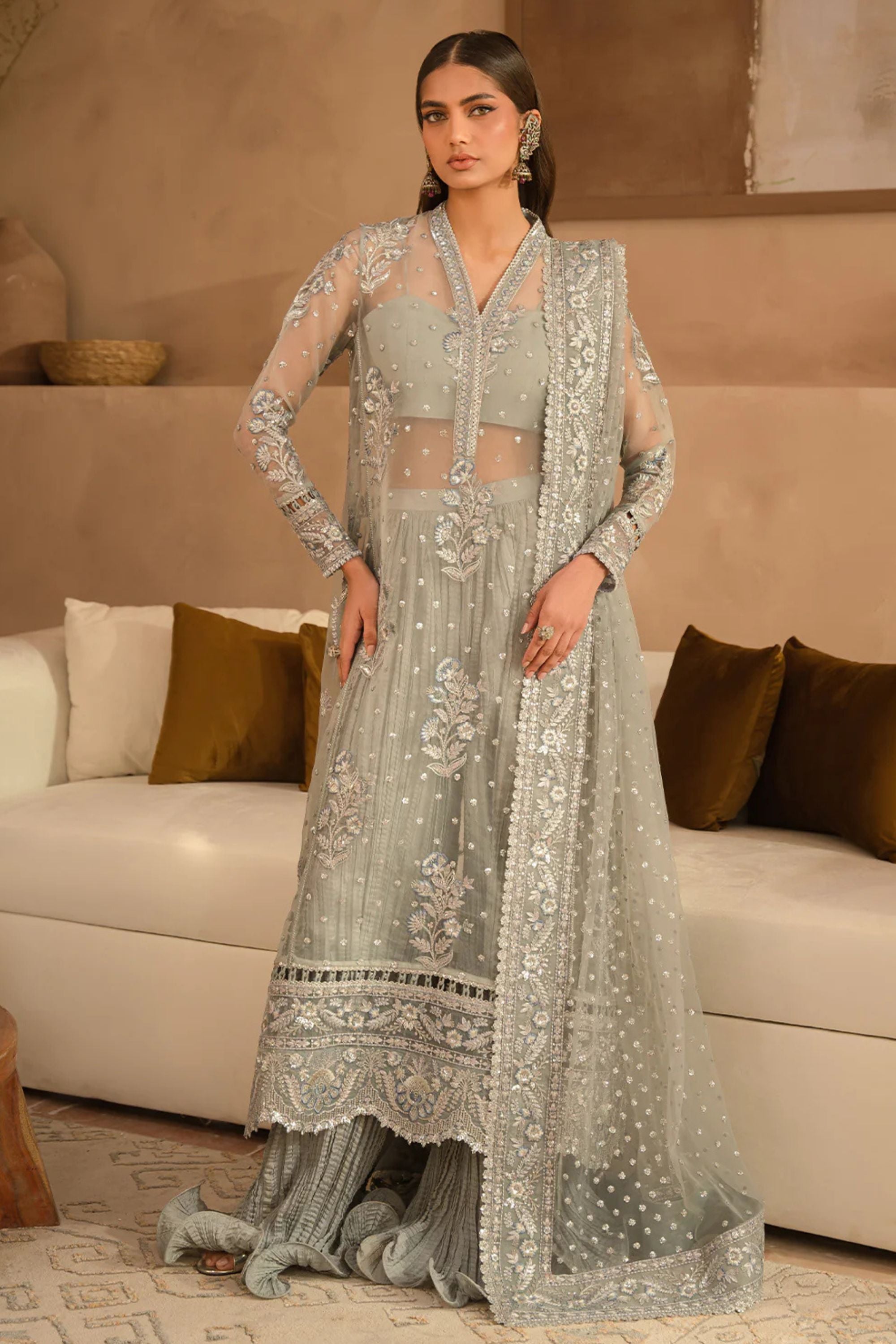 Pakistani Wedding wear Sharara online