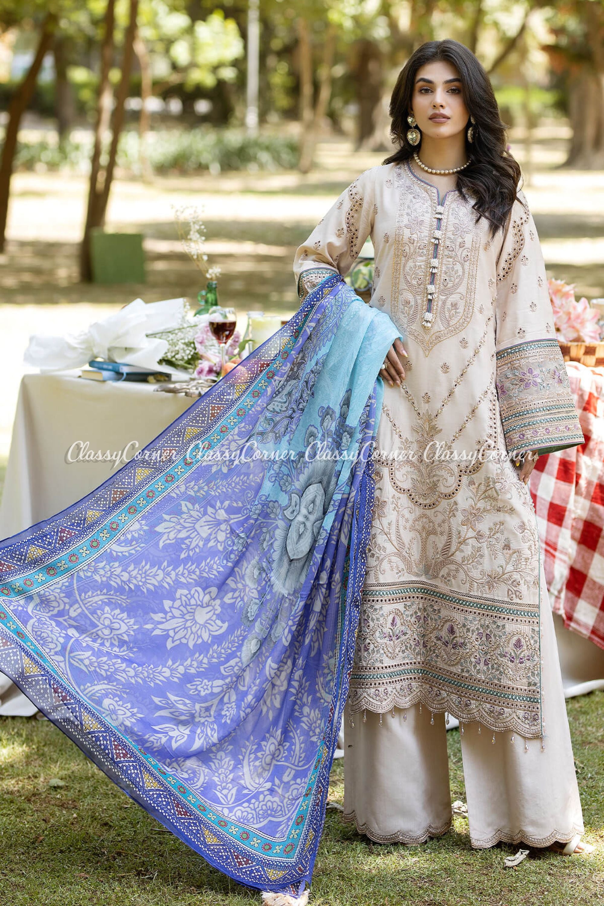 Places To Buy Women's Pakistani Lawn Outfits | Classy Corner AU