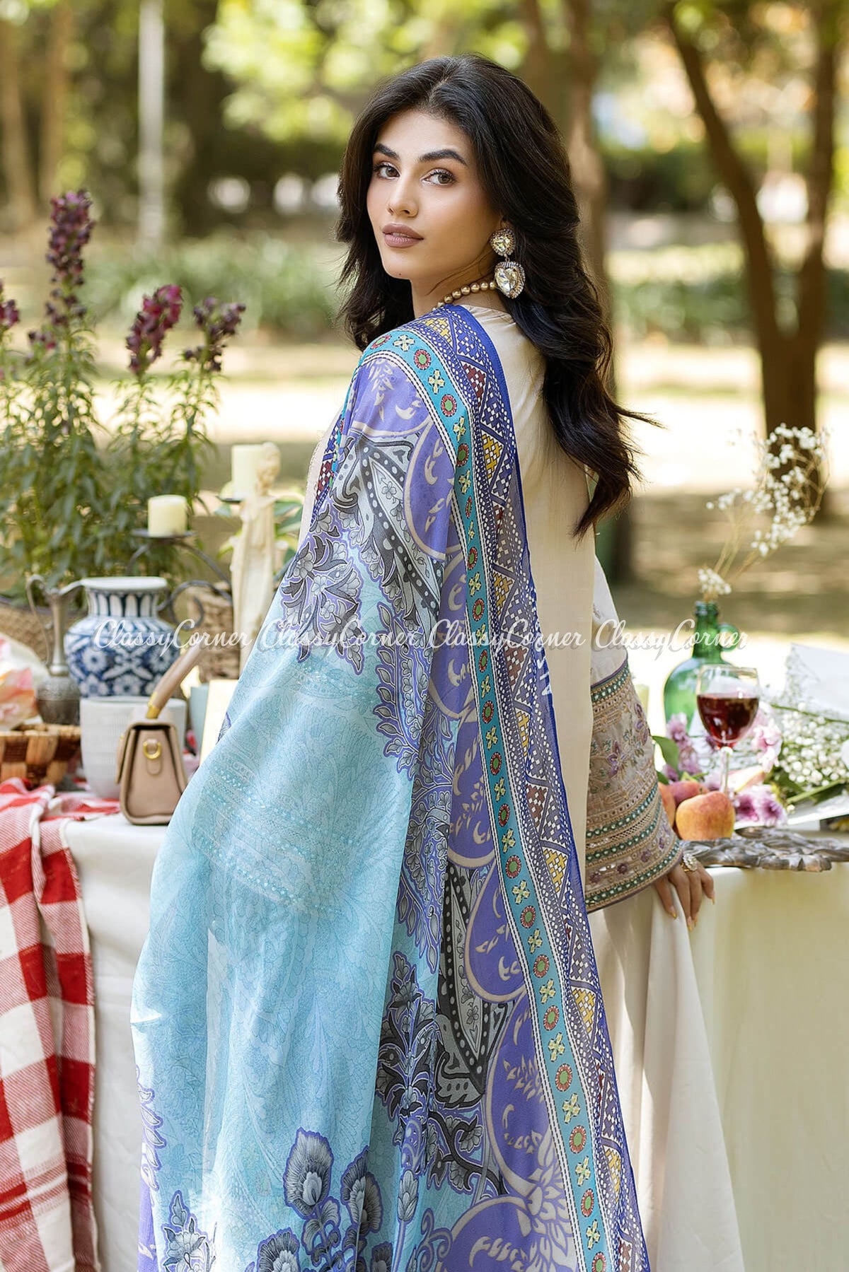 Pakistani lawn Salwar Kameez