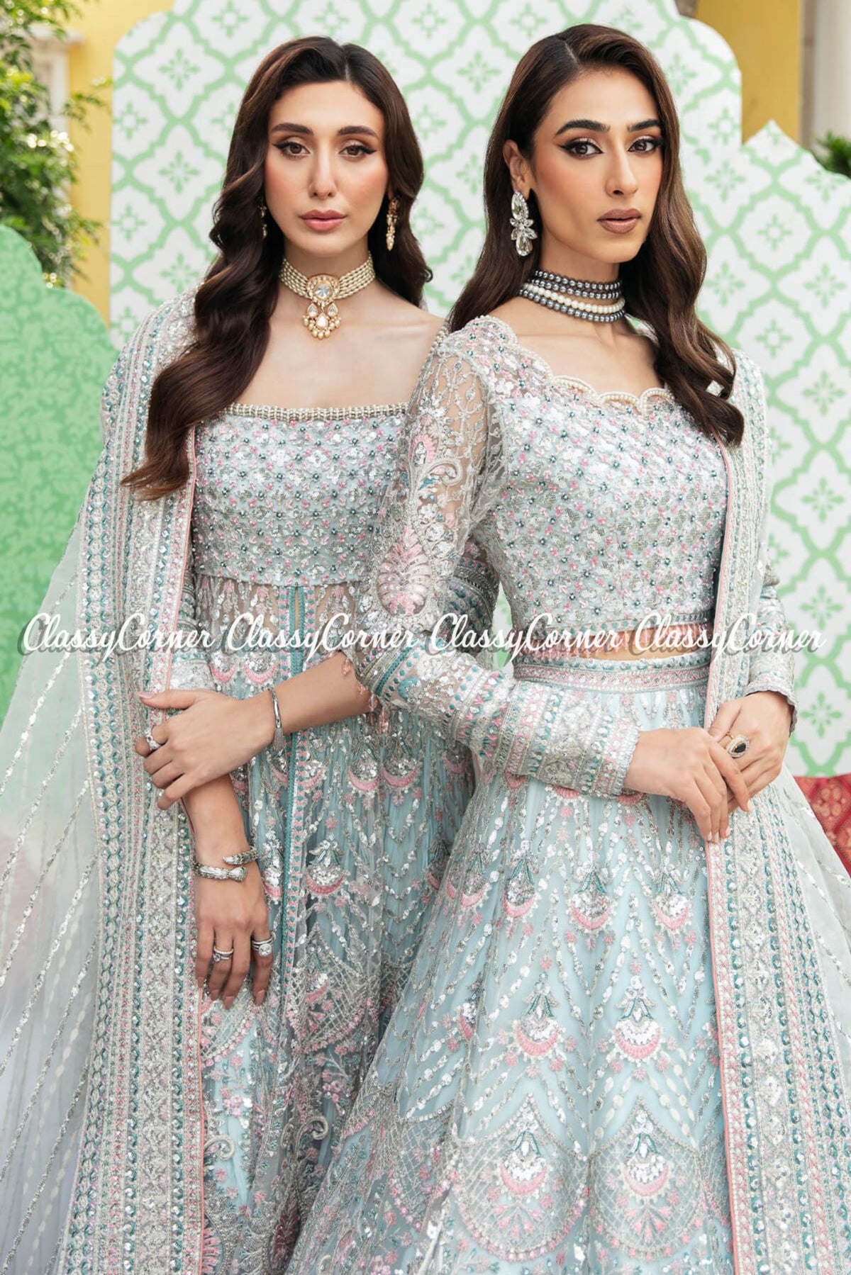 Pakistani wedding ensembles for females