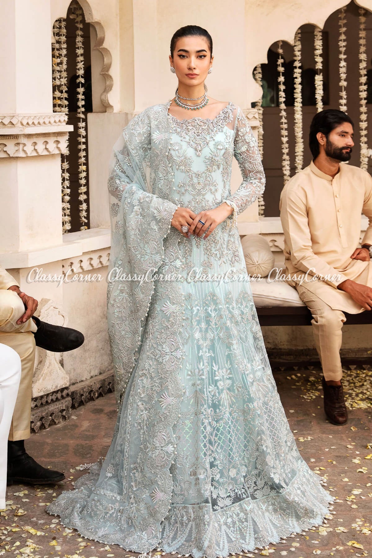 Pakistani wedding ensembles for females