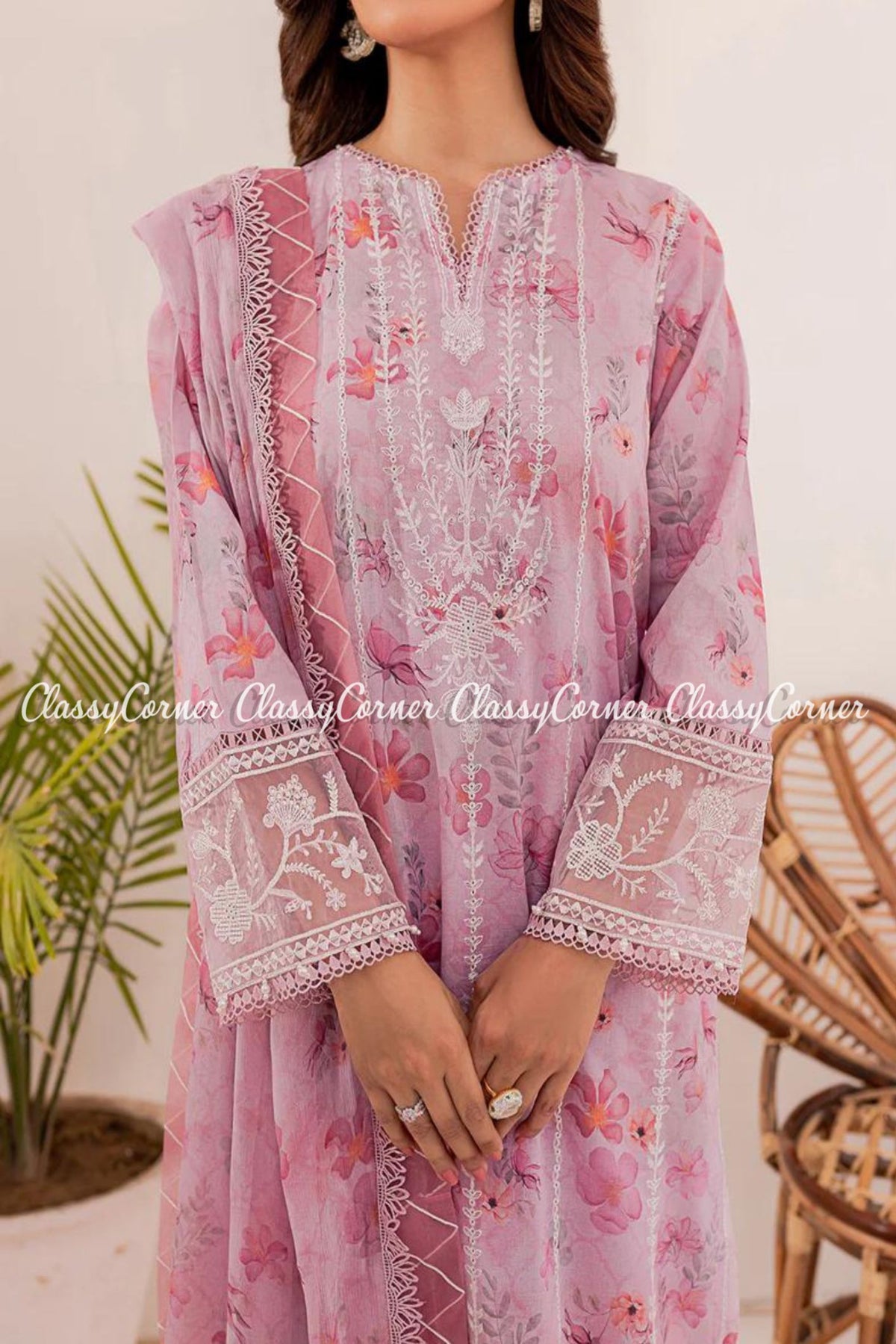 Simple Pakistani Lawn Suits