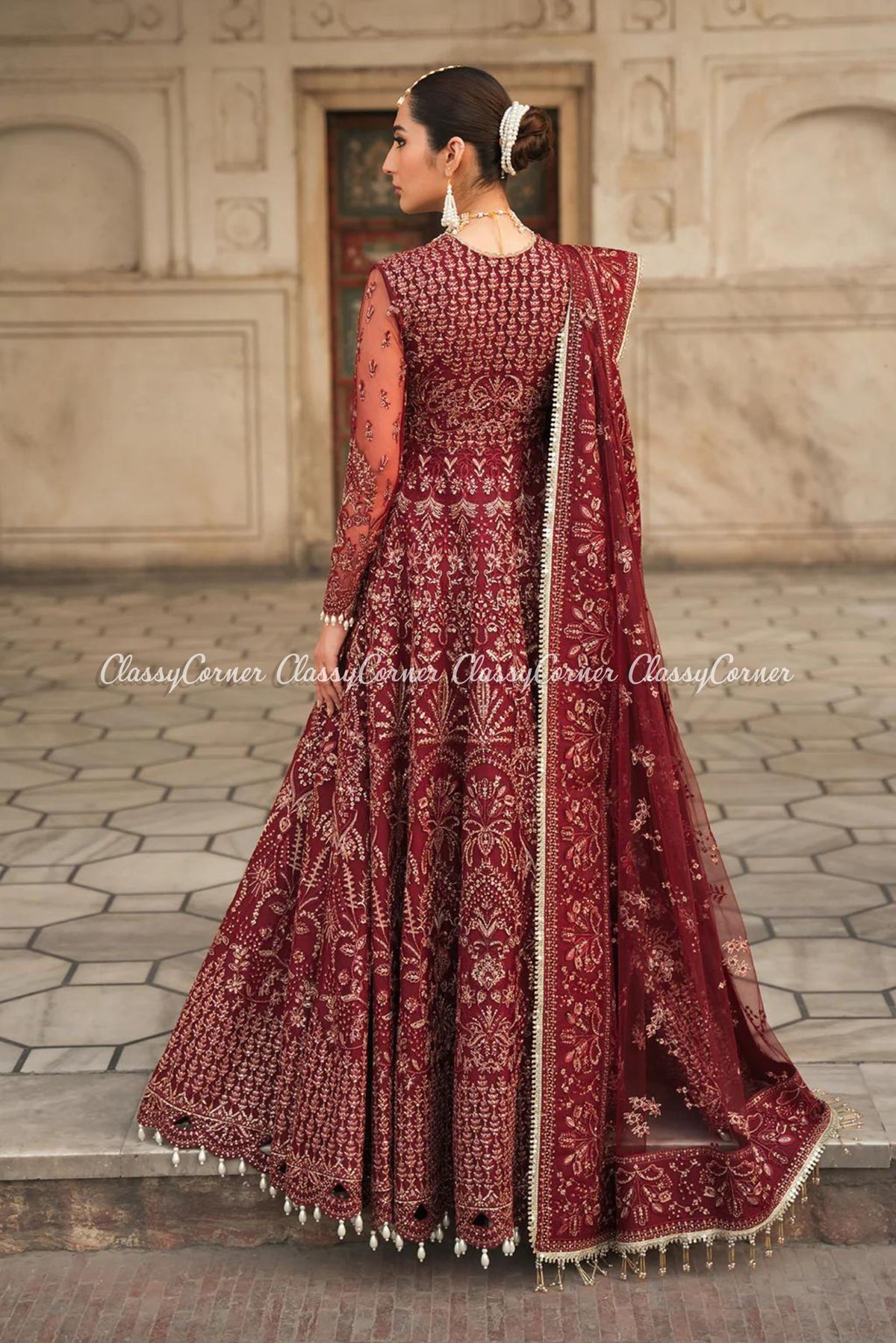 Pakistani wedding ensembles for females