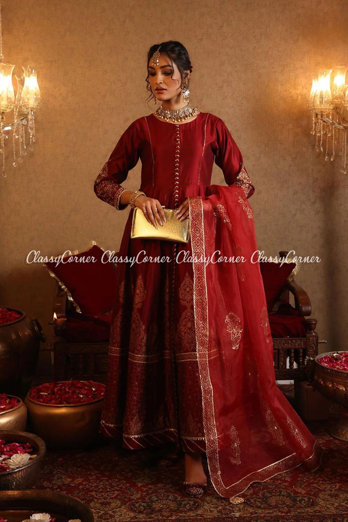 Pakistani wedding Anarkali dresses