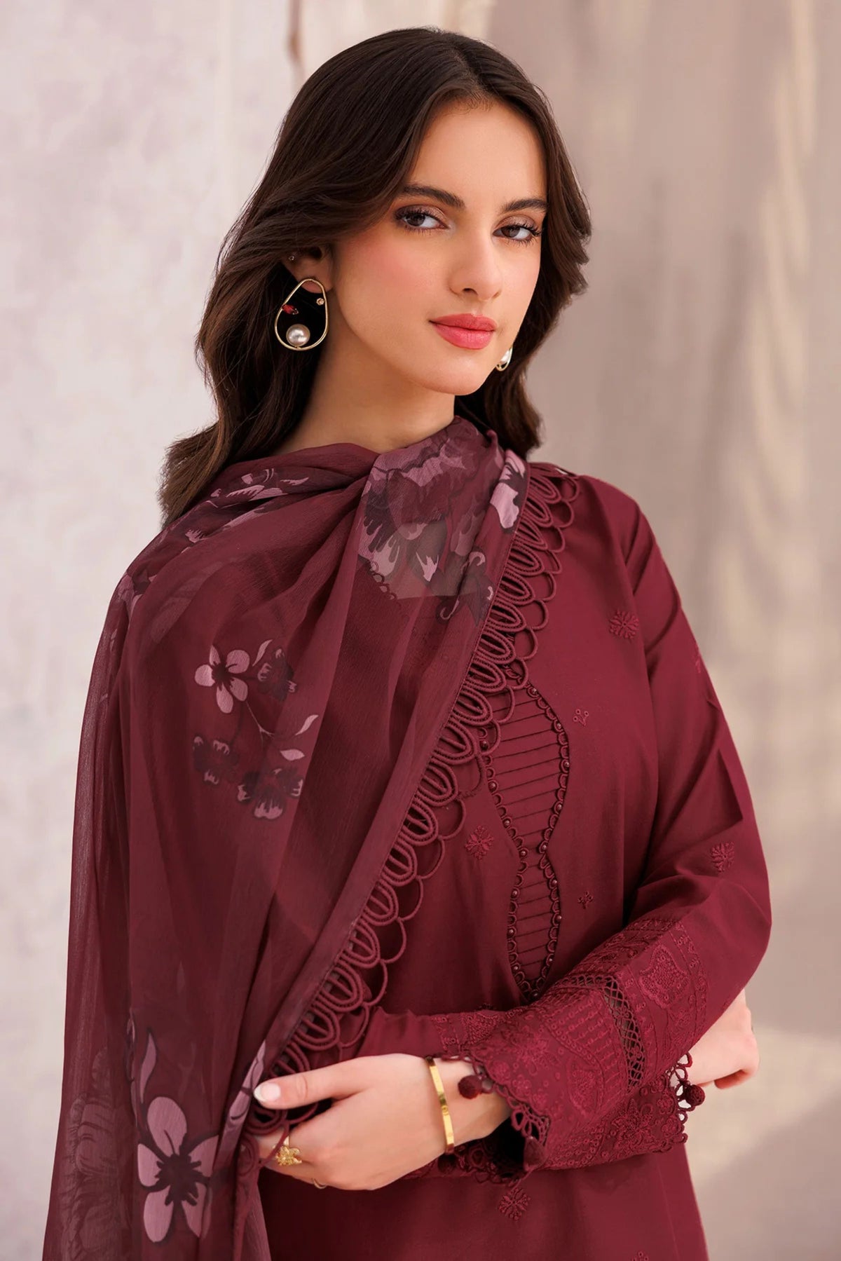 Traditional Pakistani Semi  Formal Suits