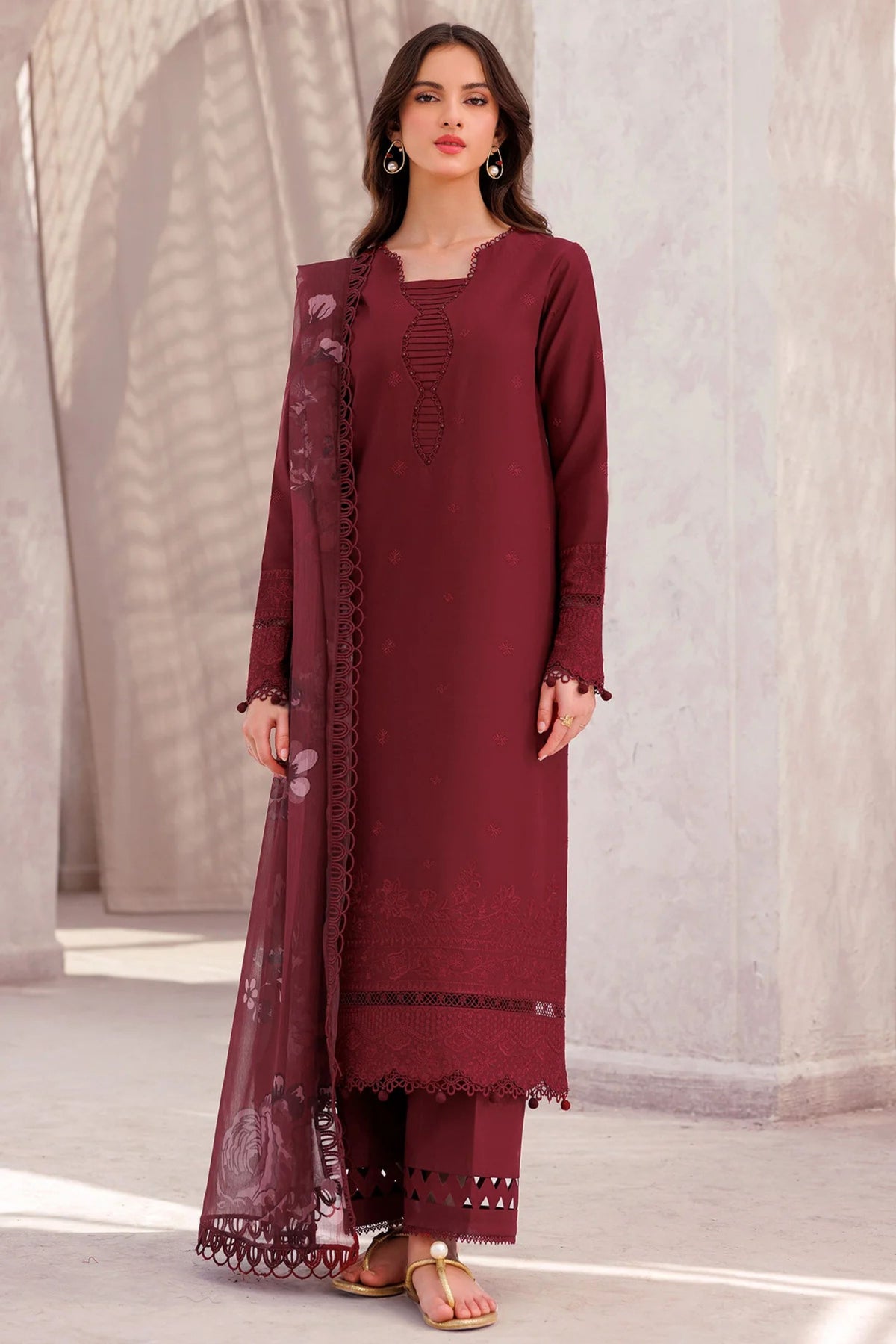 Traditional Pakistani Semi  Formal Suits