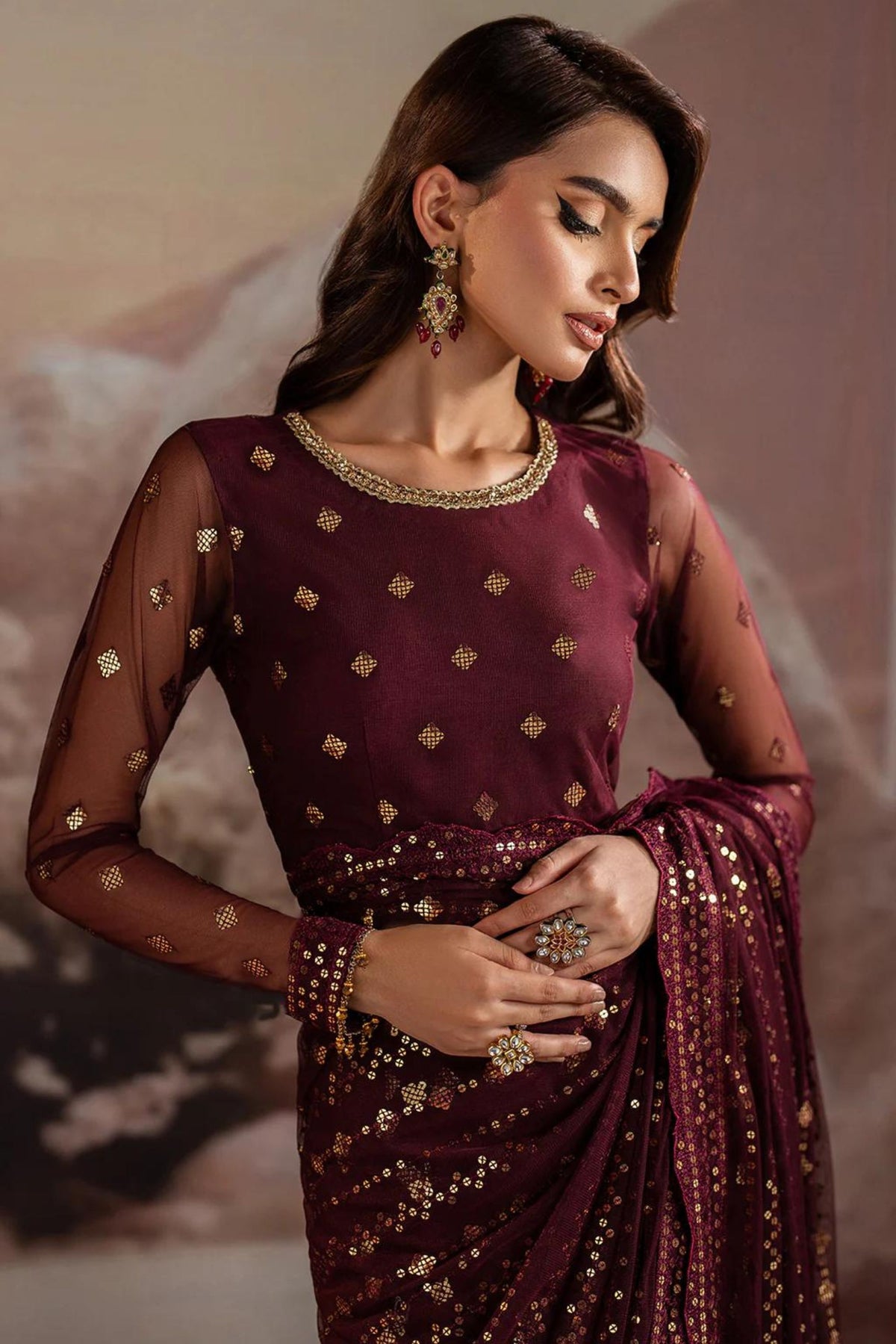 Pakistani Wedding Saree For Women