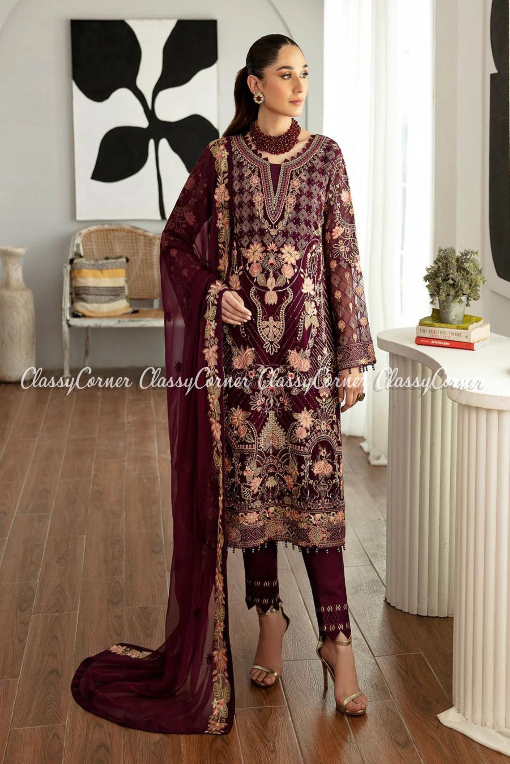 formal dress for pakistani wedding 