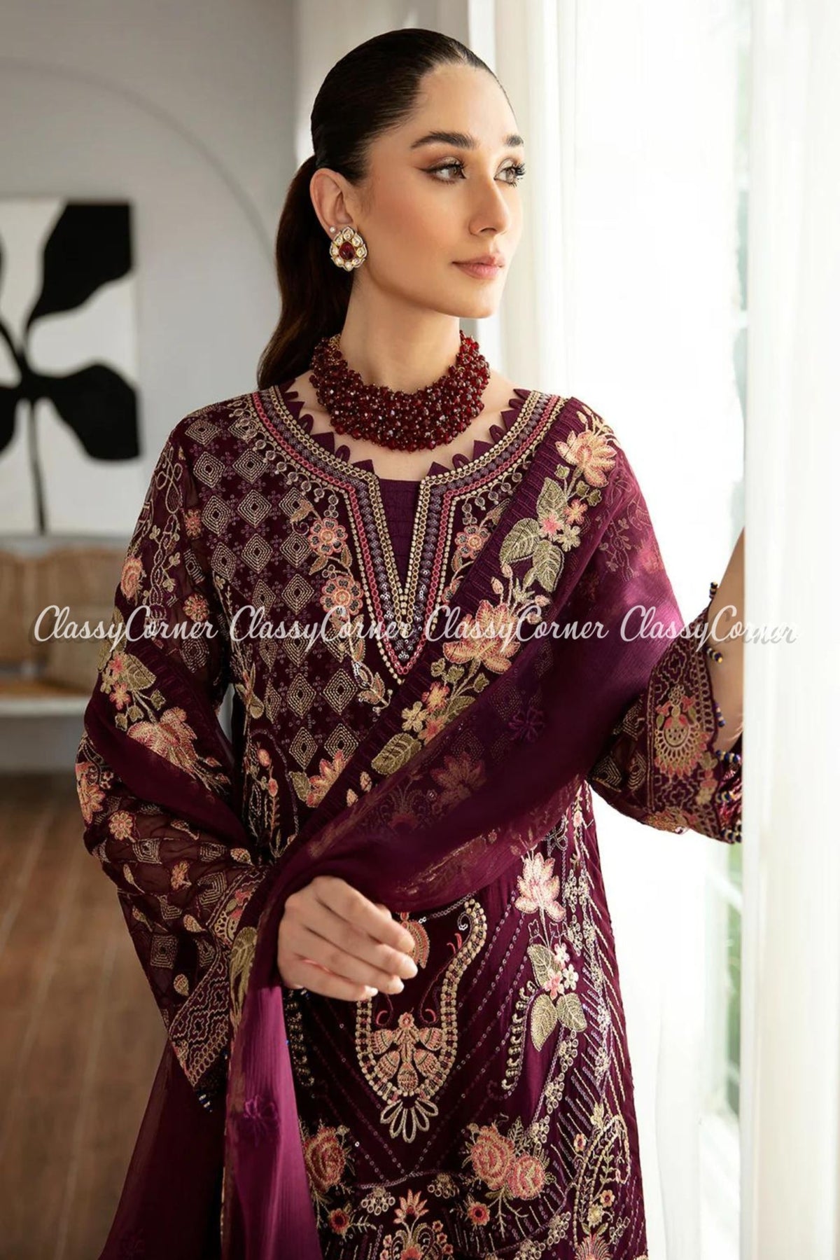 formal dress for pakistani wedding 