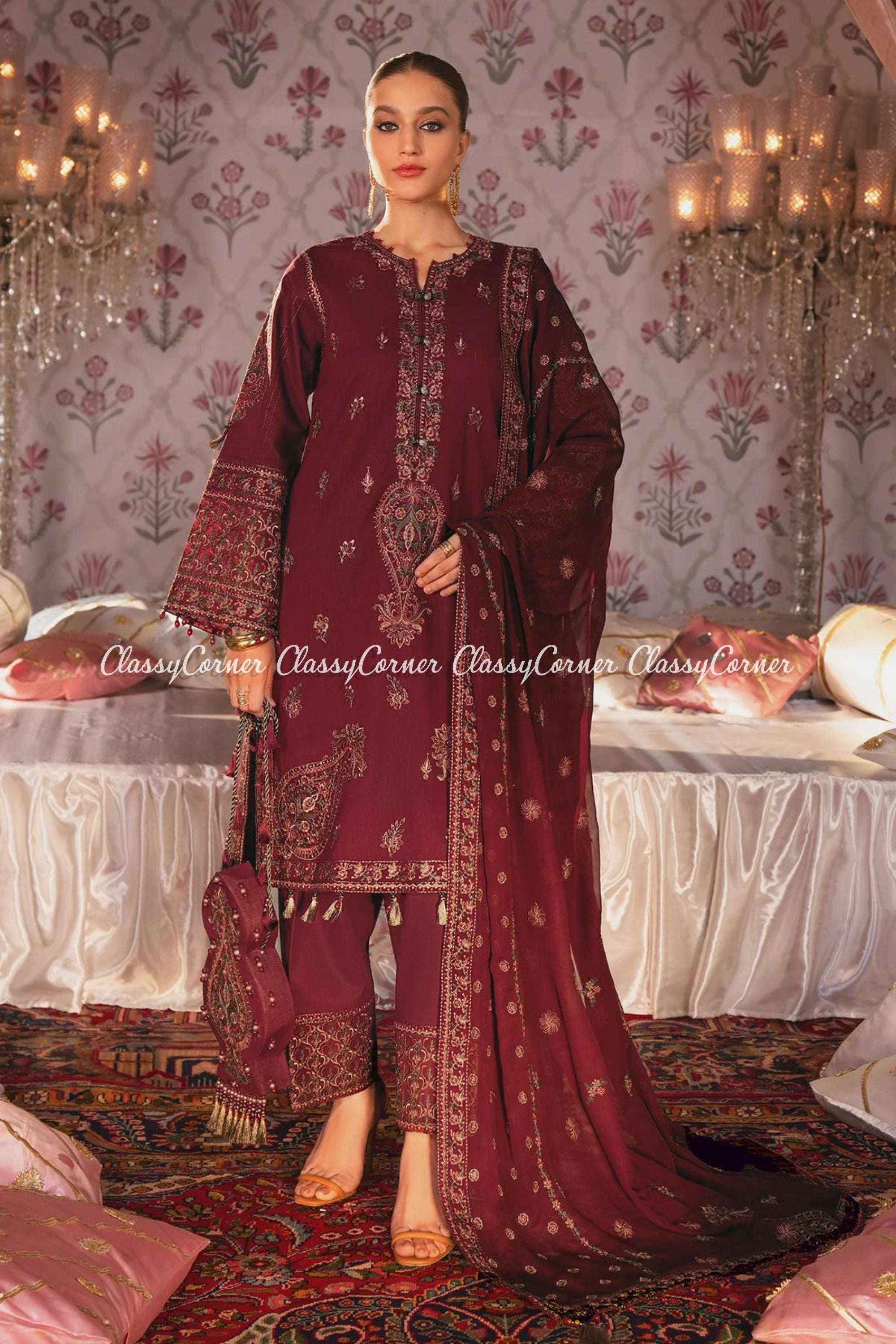 women's formal wear for pakistani wedding 