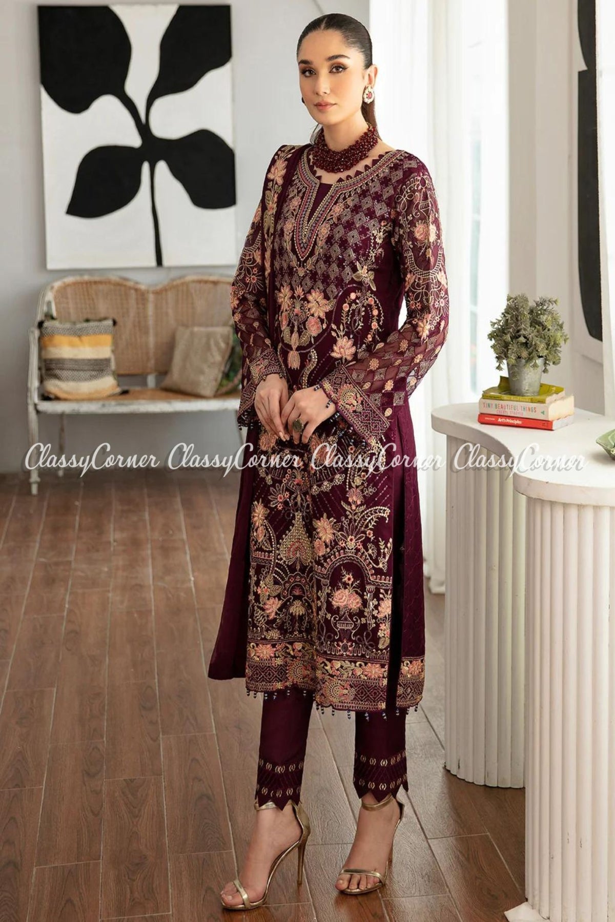 formal dress for pakistani wedding 