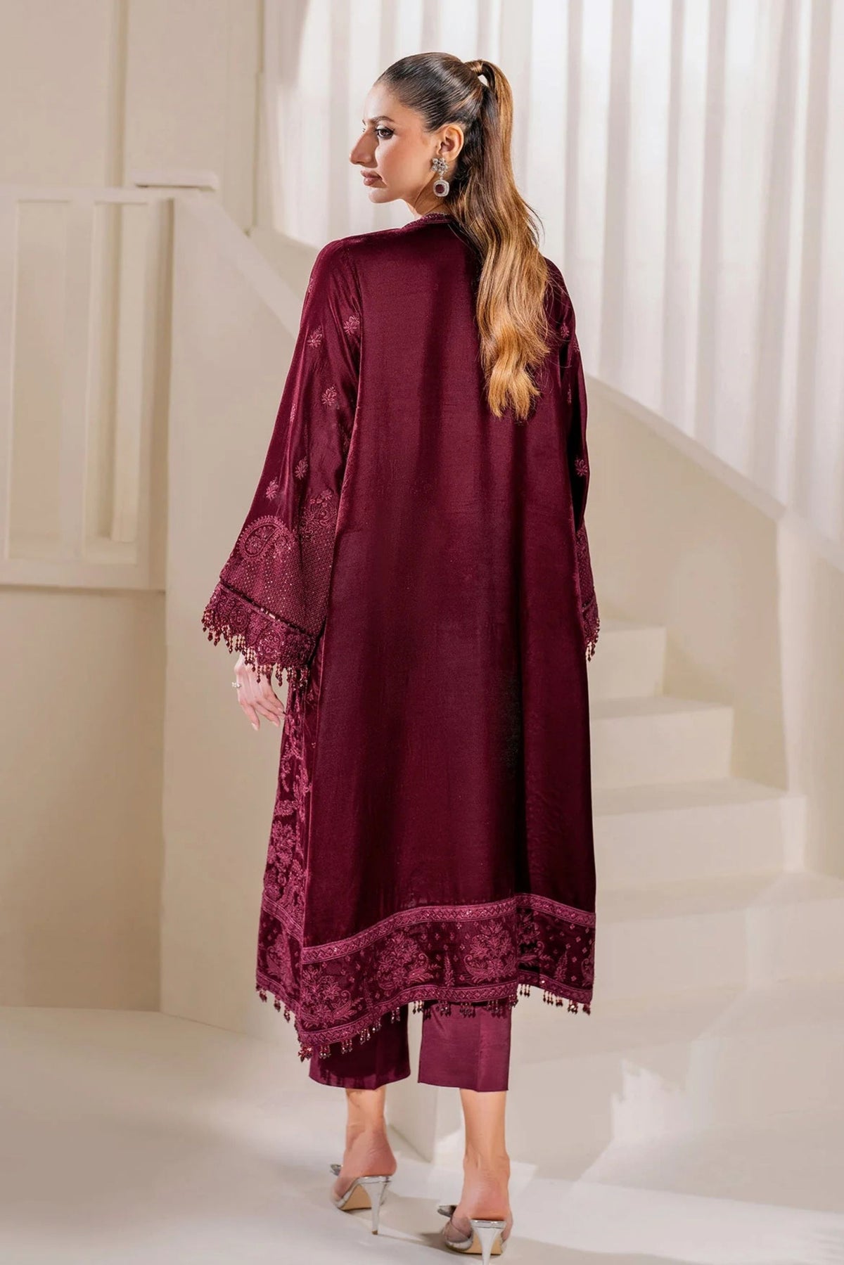  Pakistani Velvet Party Wear Suits Online