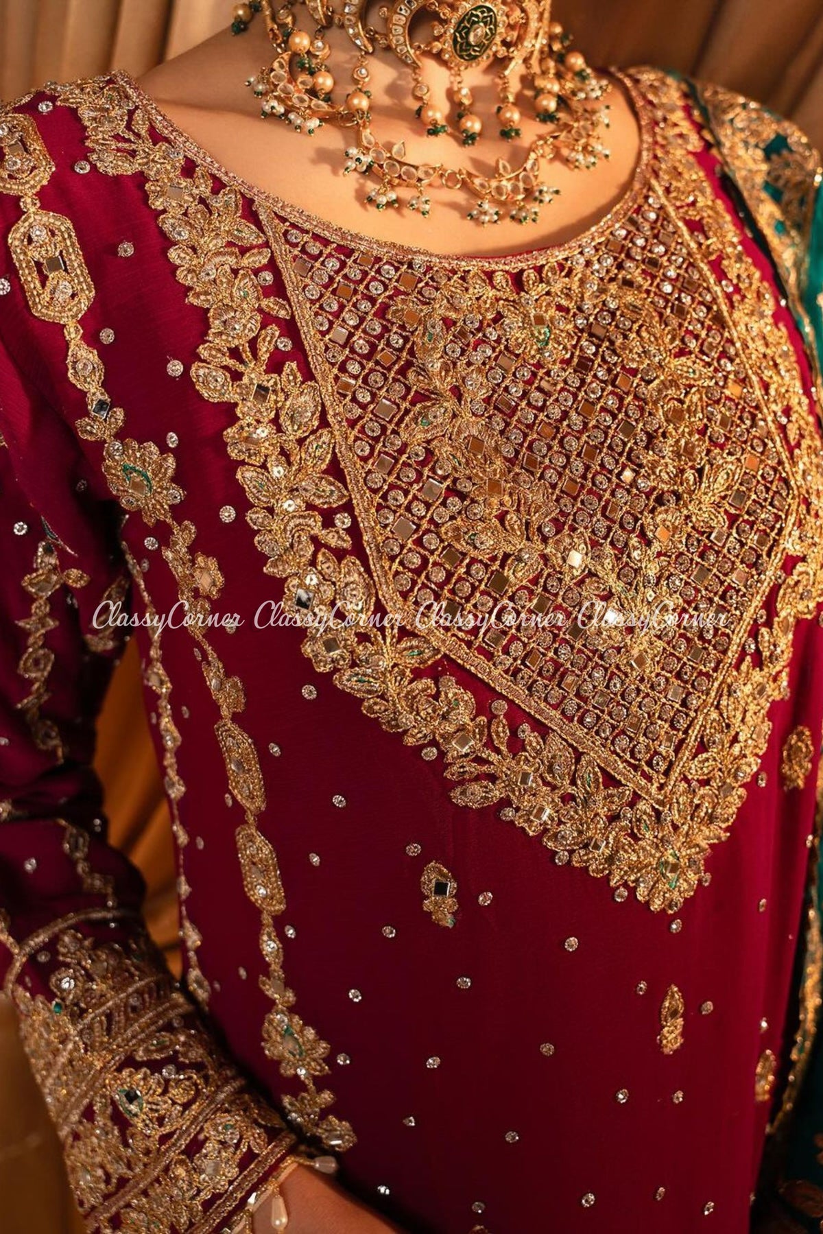 Traditional Pakistani Wedding Gharara