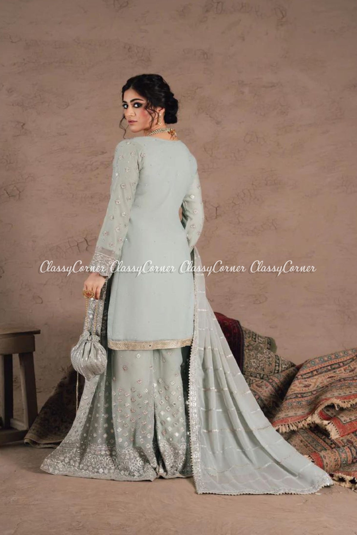 Pakistani wedding Sharara suits