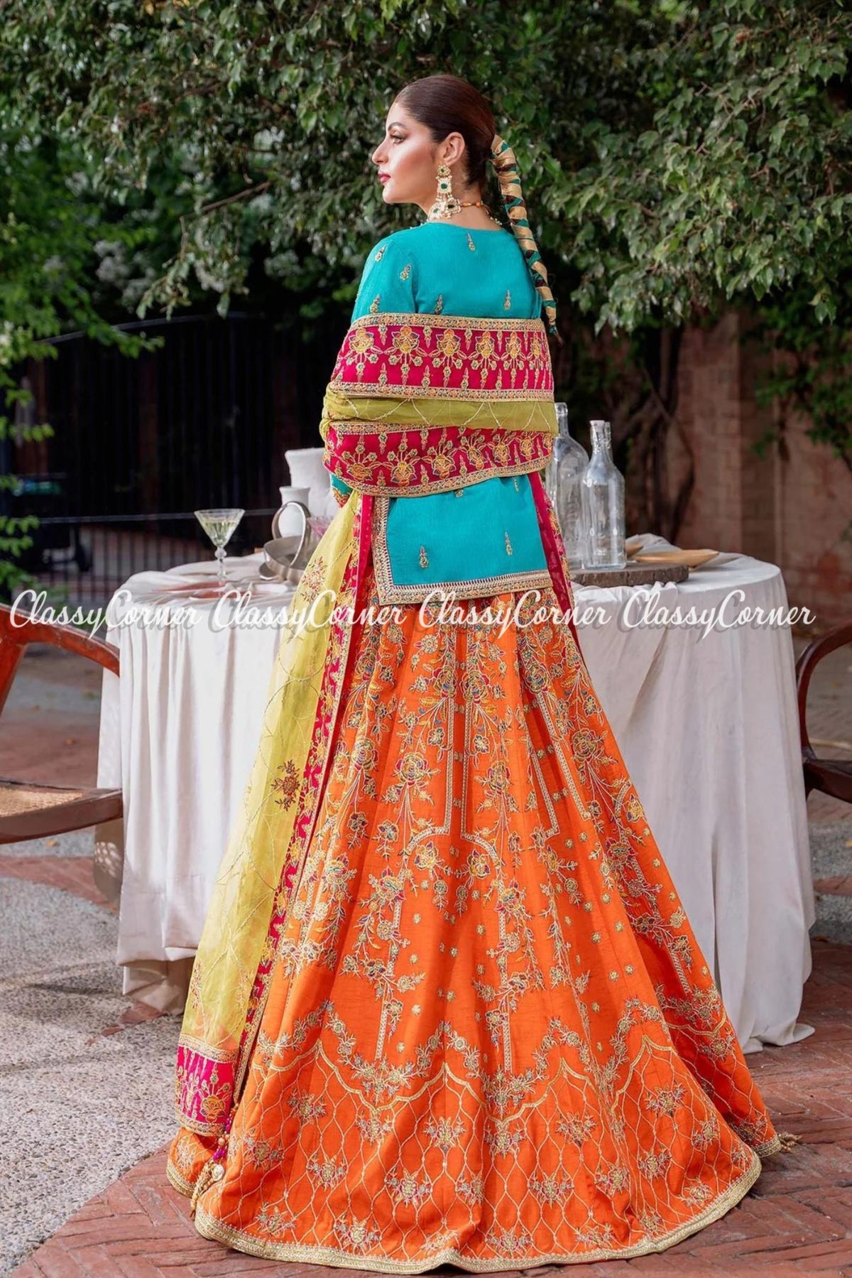 Pakistani bridal Lehenga Choli