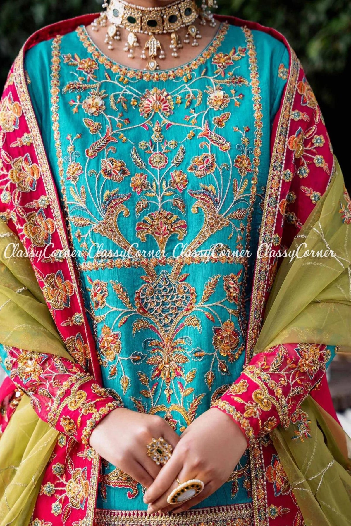 Pakistani bridal Lehenga Choli