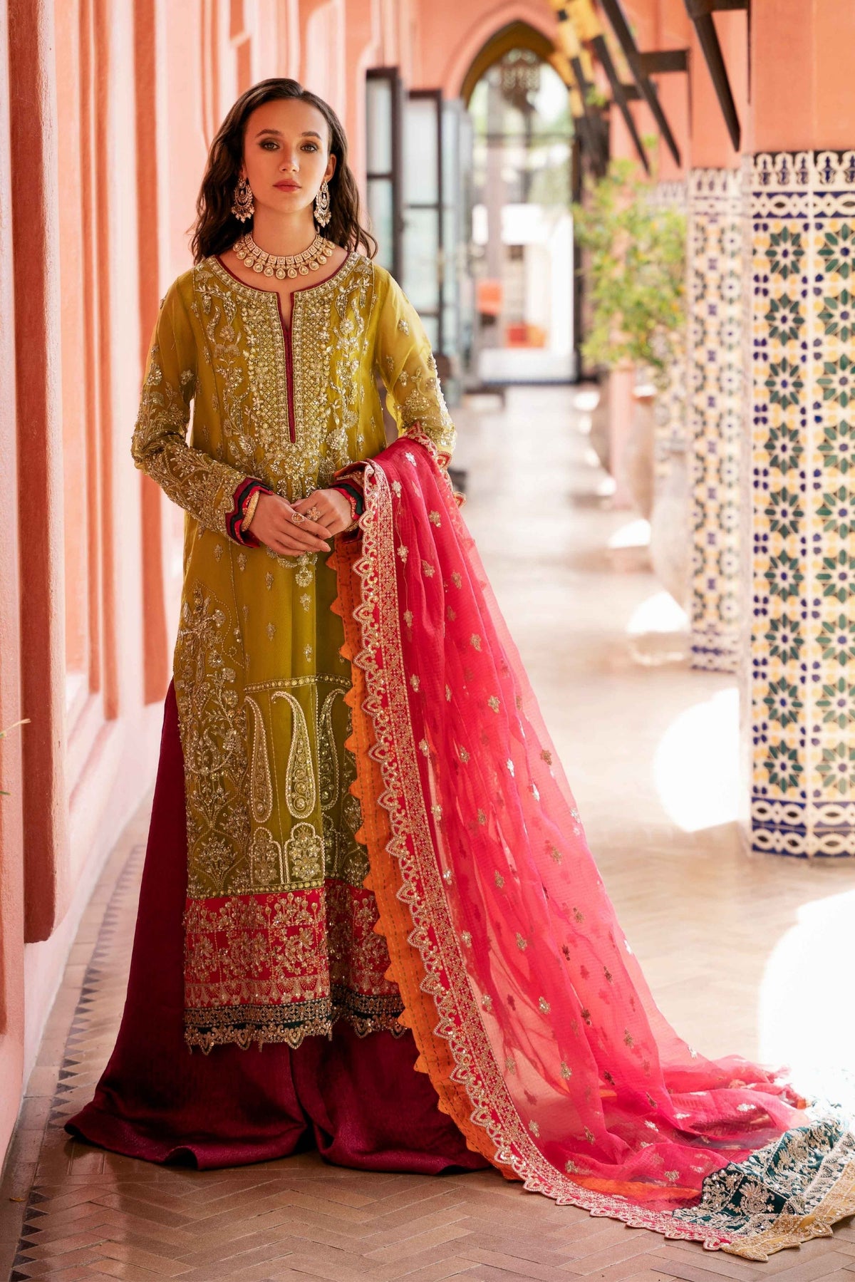 Pakistani Sharara Suit For Wedding