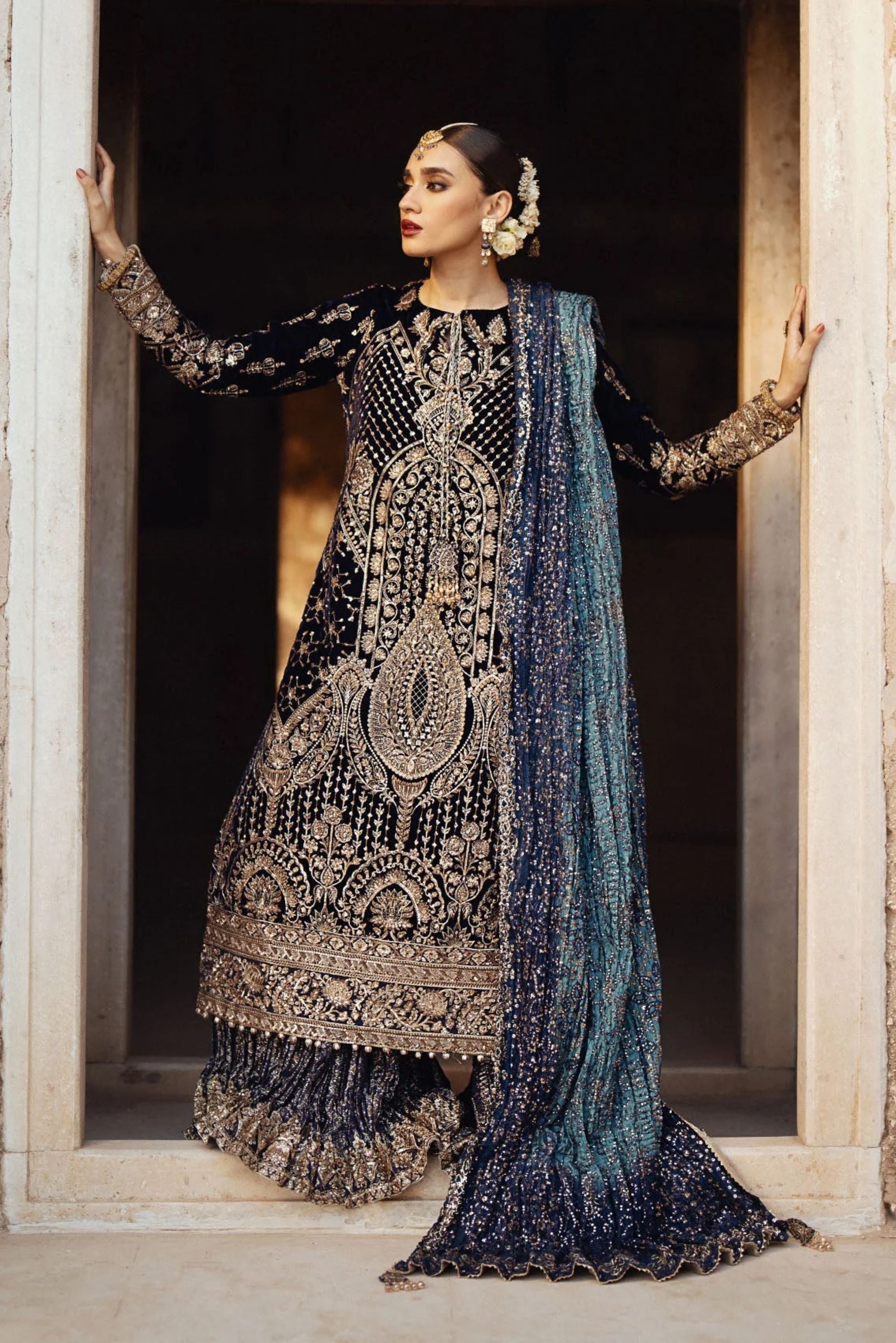 Pakistani Wedding Gharara Suits