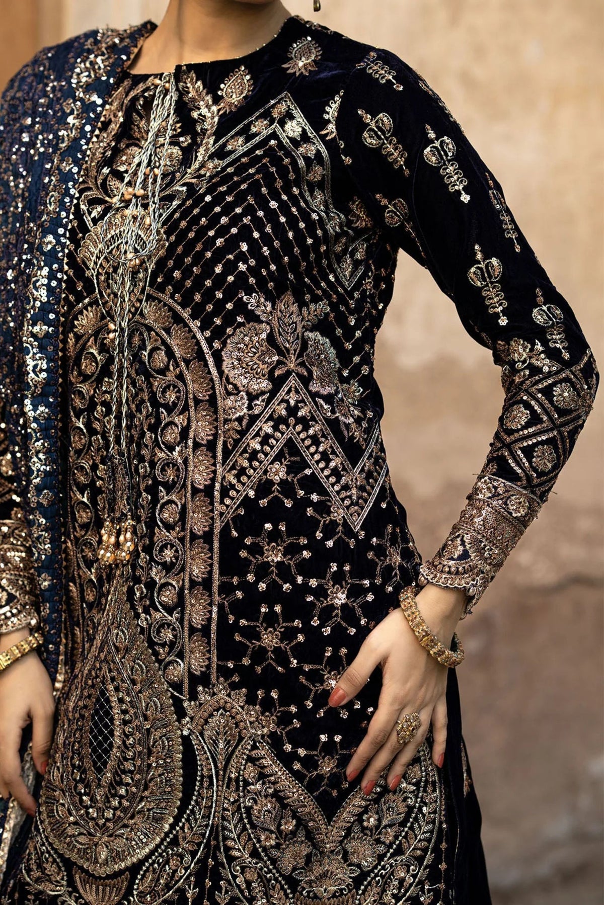 Pakistani Wedding Gharara Suits