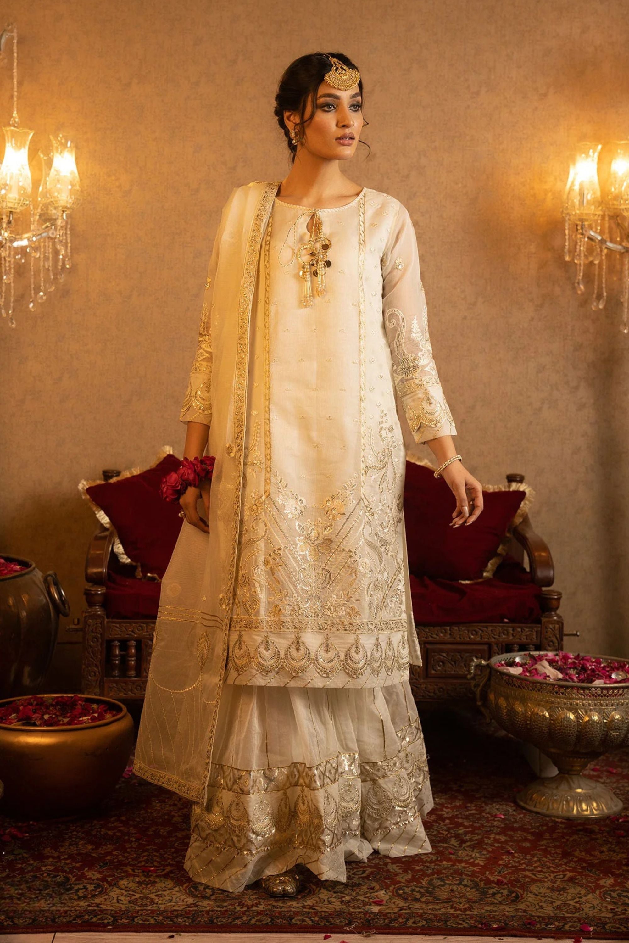 Women's Pakistani Wedding Gharara