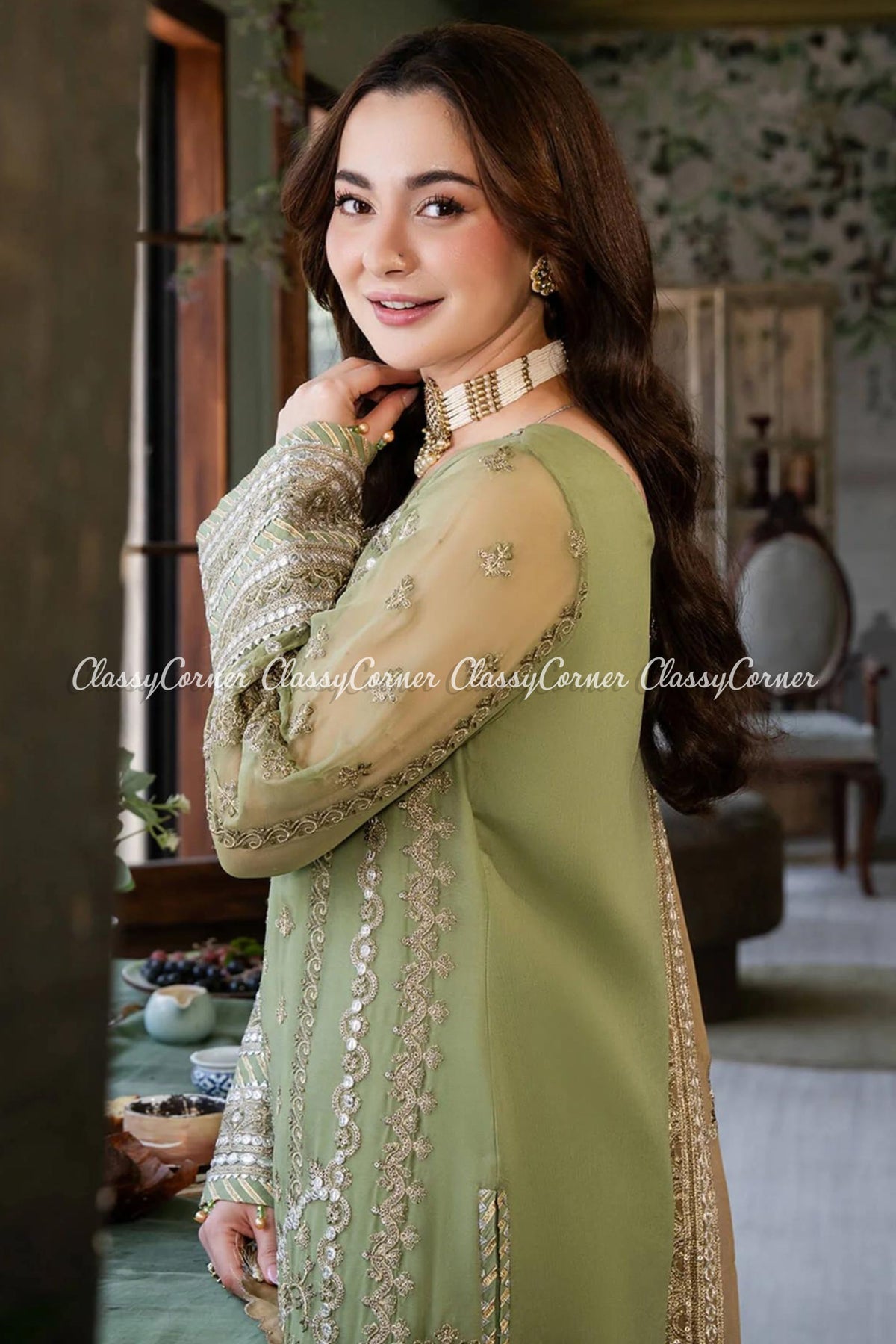 Pakistani Chiffon Suits for weddings