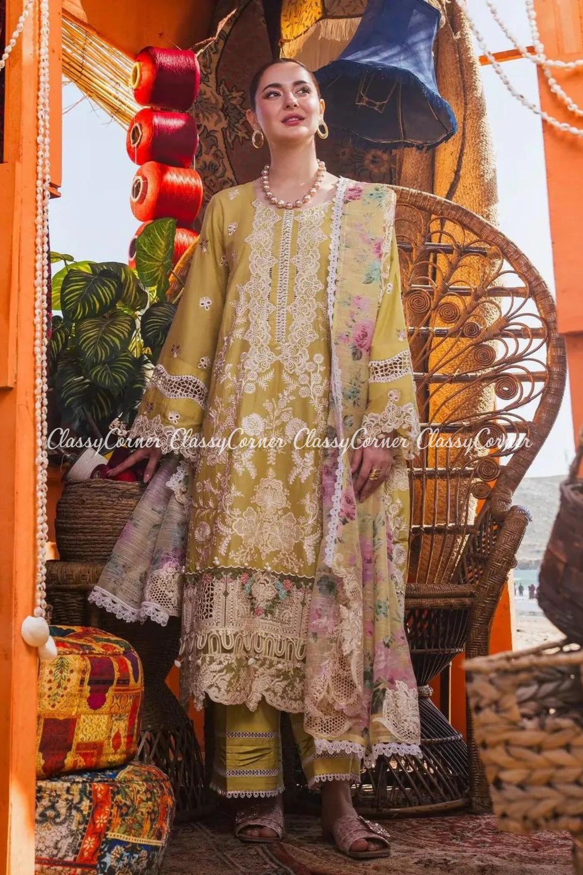 Latest pakistani Lawn Eid Suits