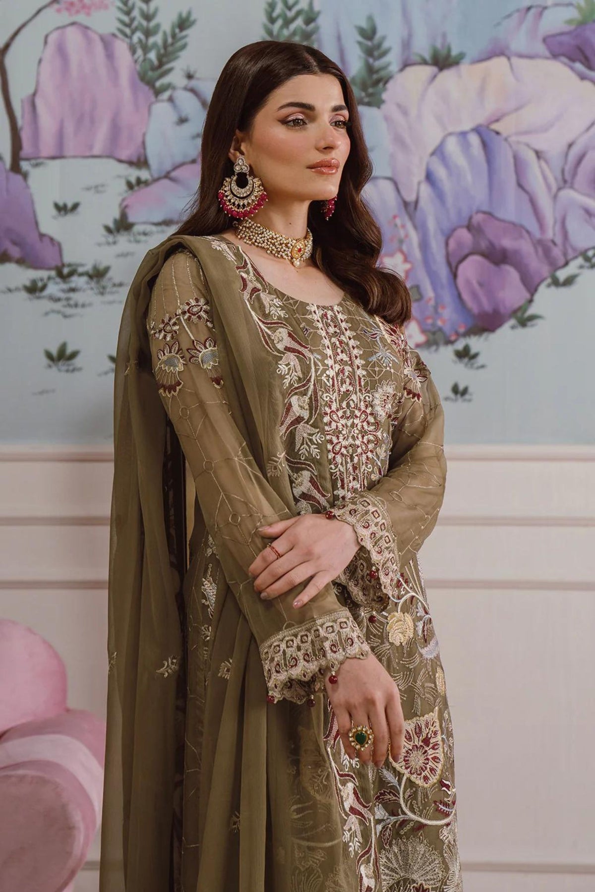 Traditional Pakistani Wedding Formal Clothing