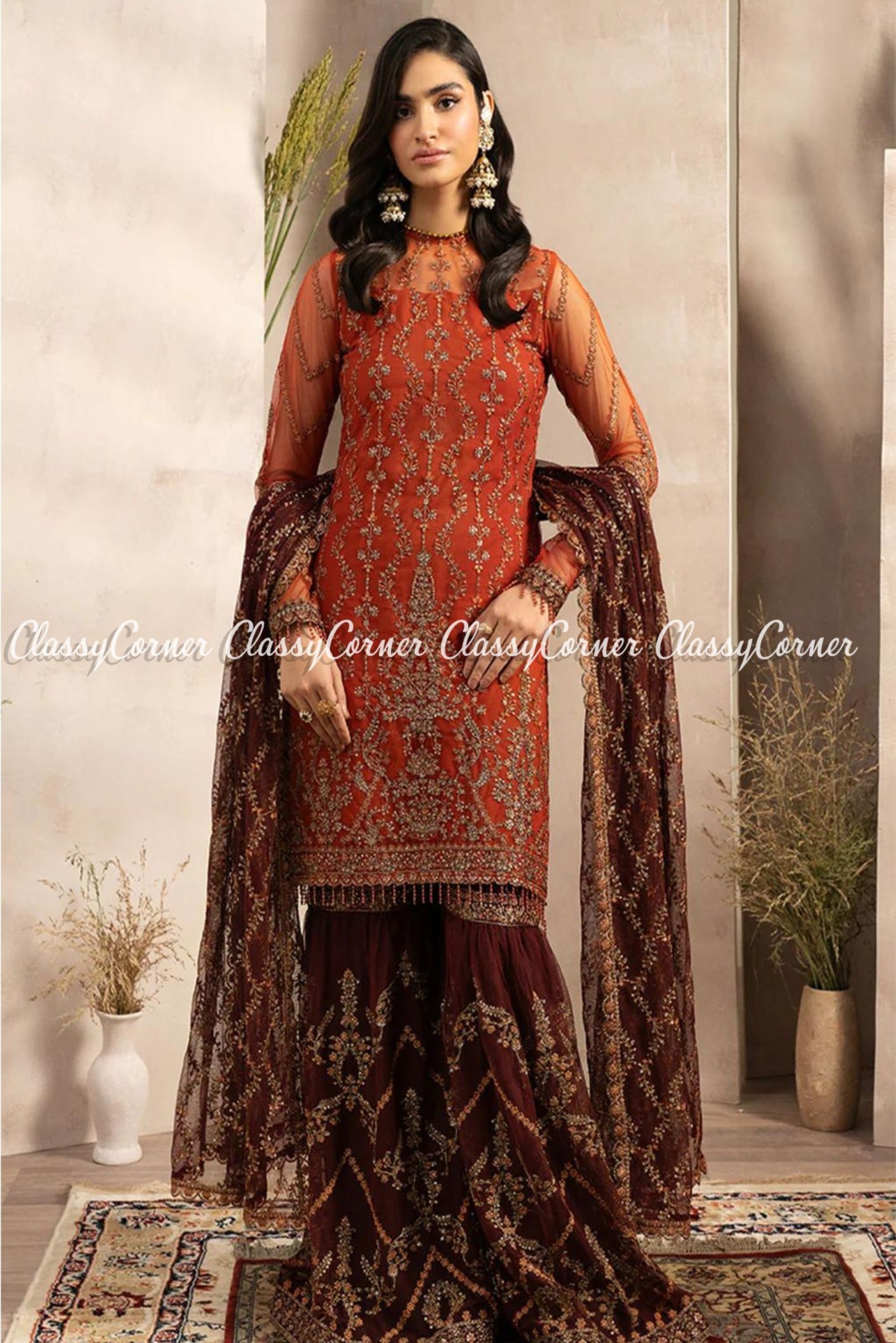 Pakistani wedding Gharara