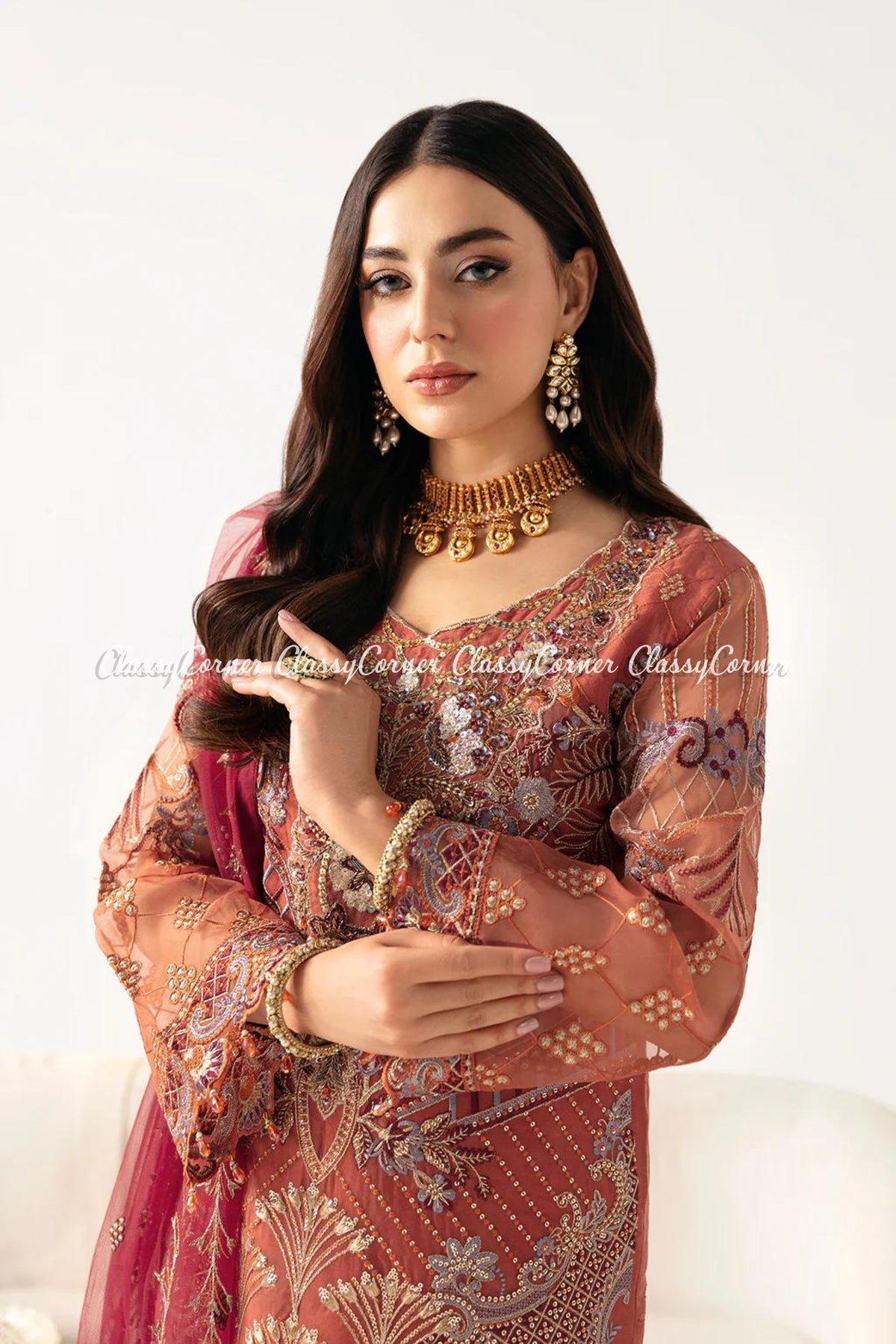 pakistani formal dress for wedding