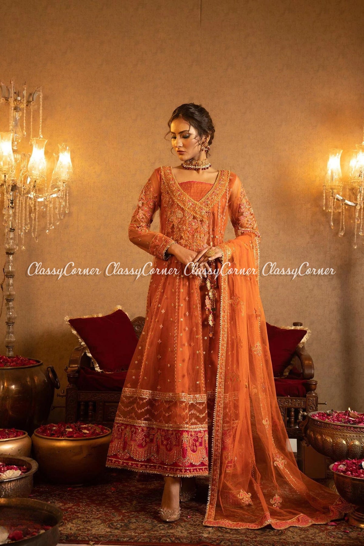 Pakistani wedding Anarkali dresses