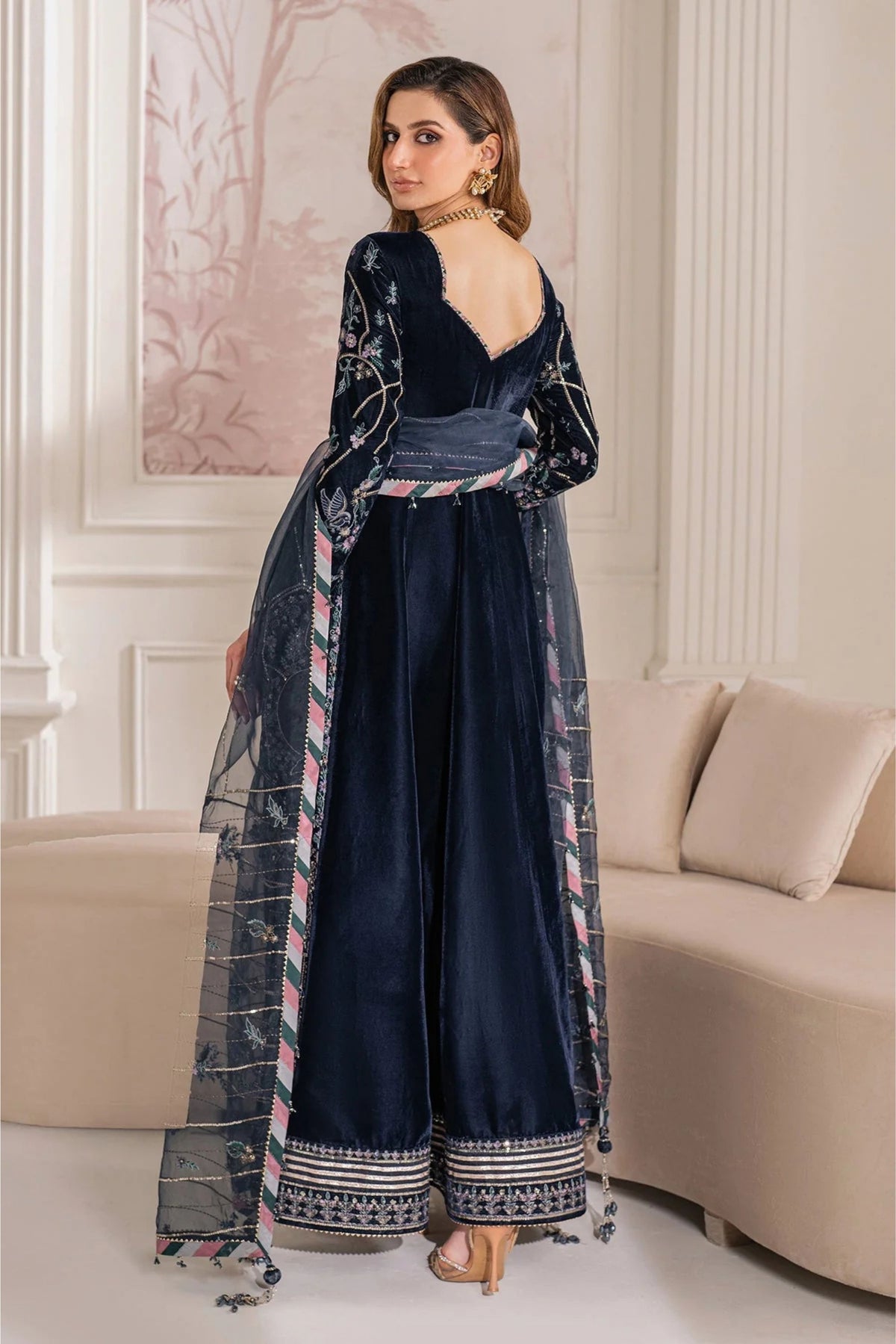 Pakistani Velvet Party Wear Suits Online