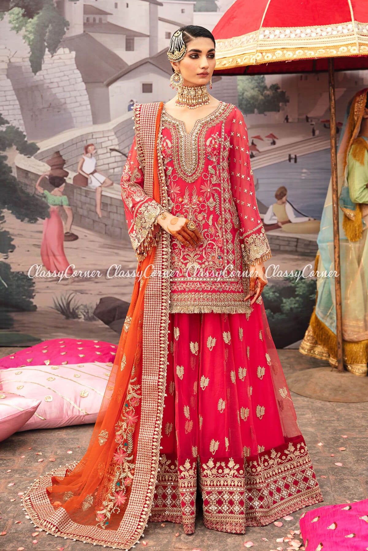 Pakistani wedding Anarkali dresses Sydney