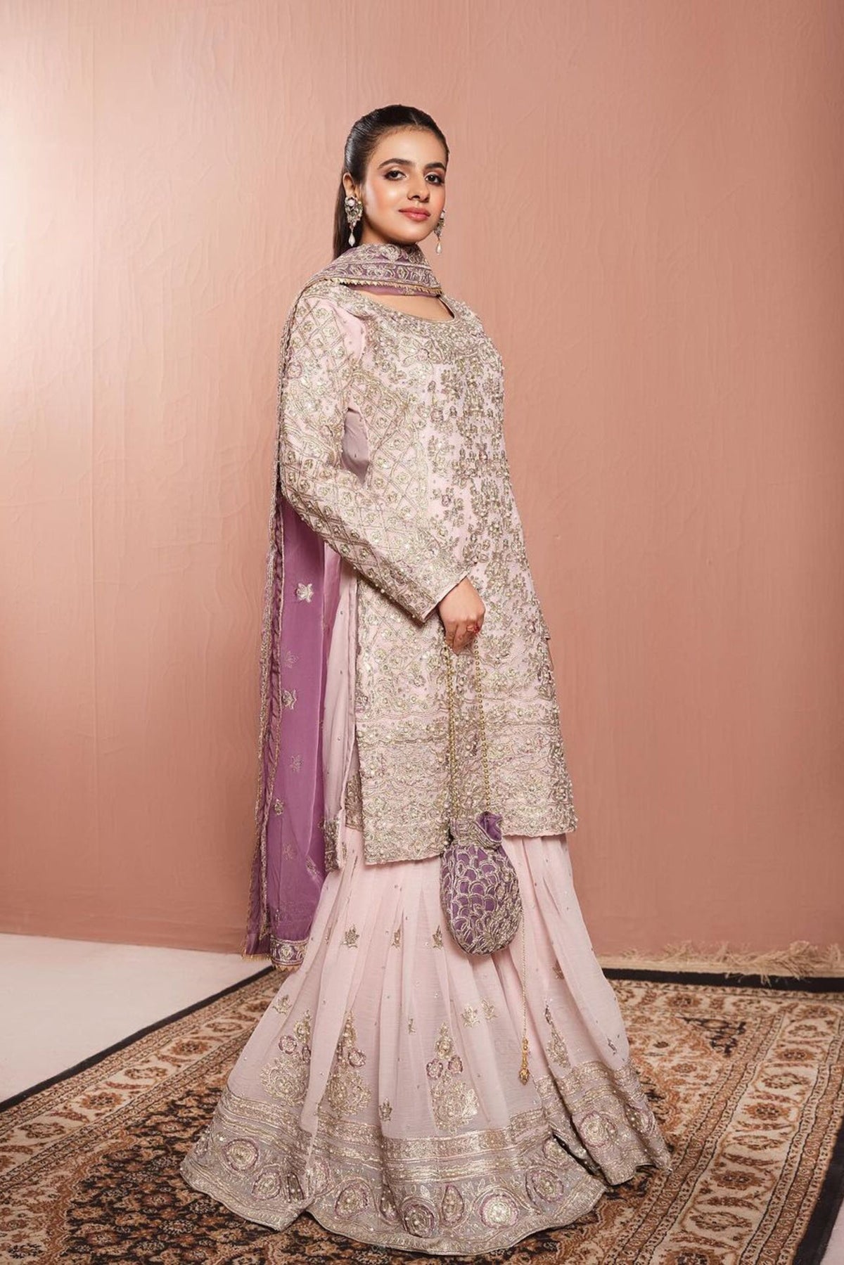 Pakistani Gharara Suit For Wedding