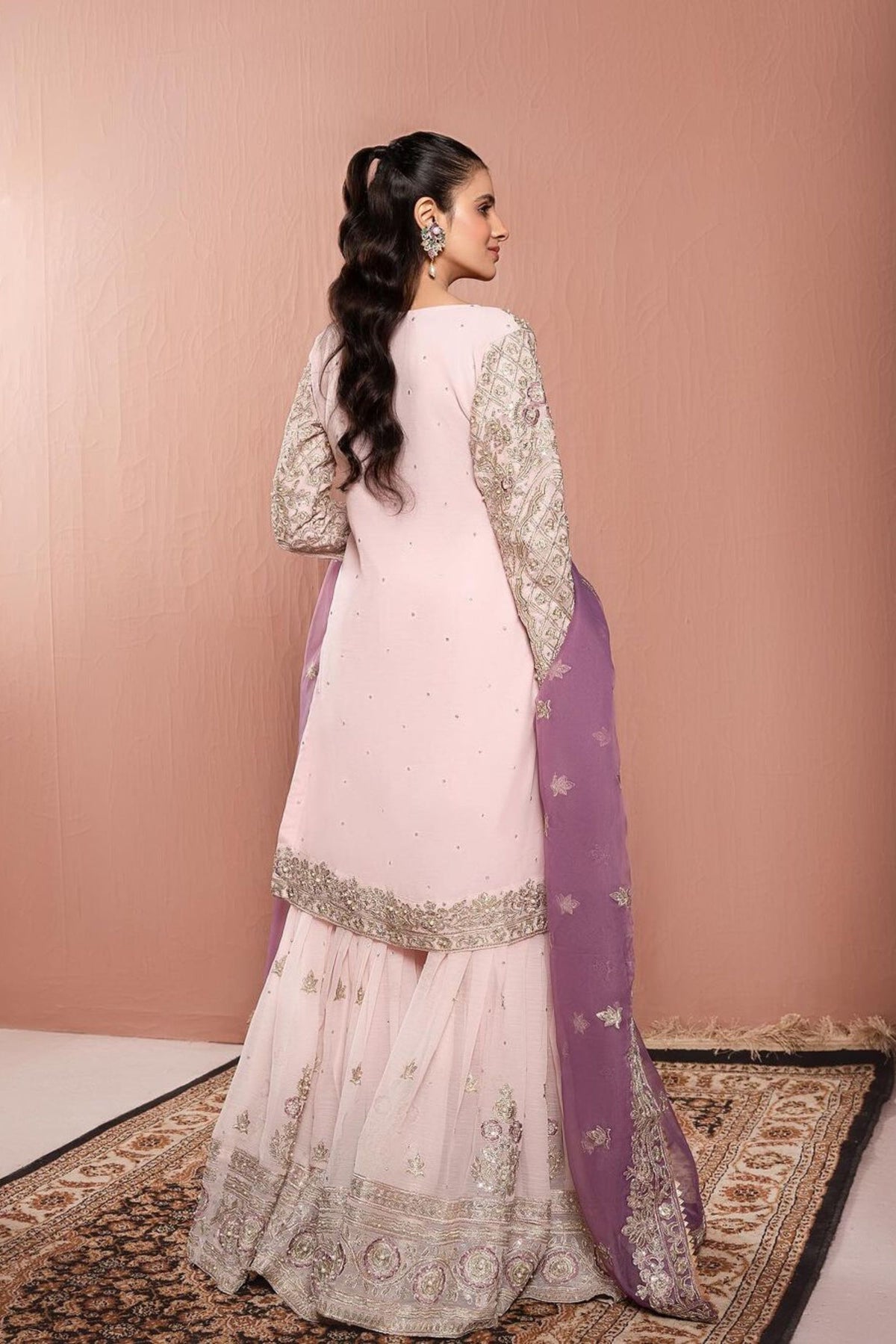 Pakistani Gharara Suit For Wedding