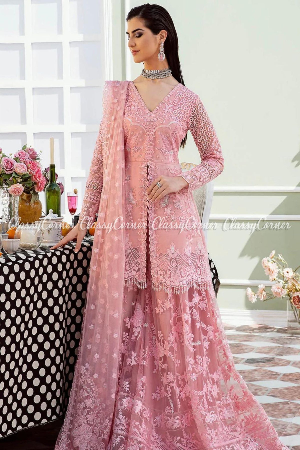 formal dress for pakistani wedding 