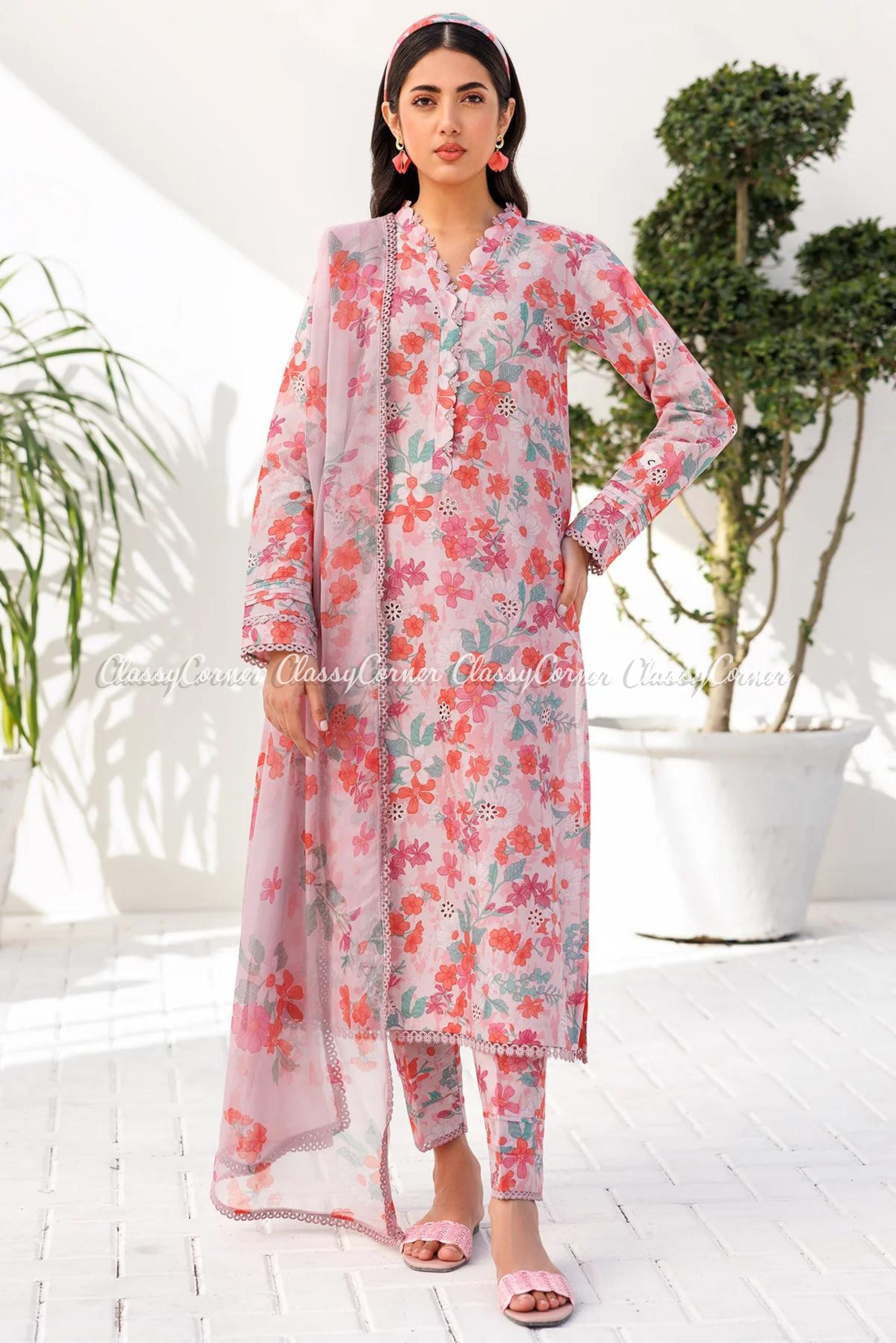 Simple Pakistani Lawn Suits