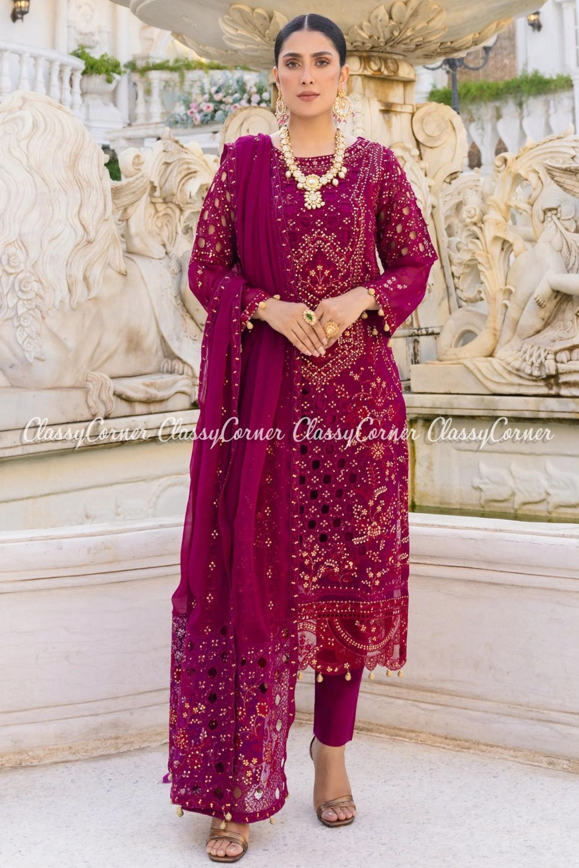 Pakistani wedding attire