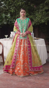 Pakistani bridal Lehenga Choli