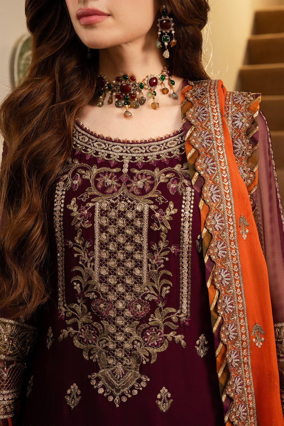 Women Mehndi Wear Salwar Kameez