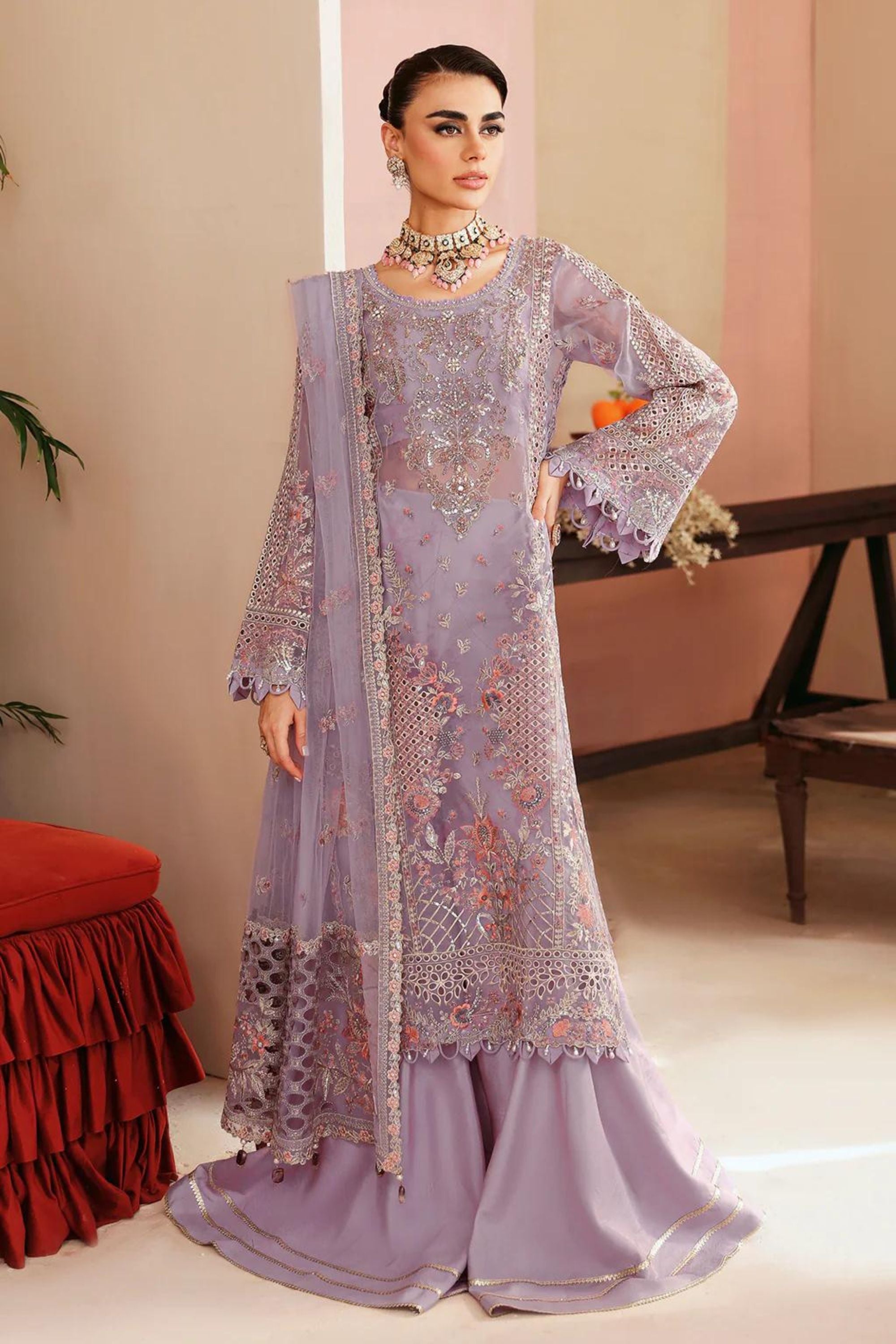 Pakistani Wedding Sharara Suits