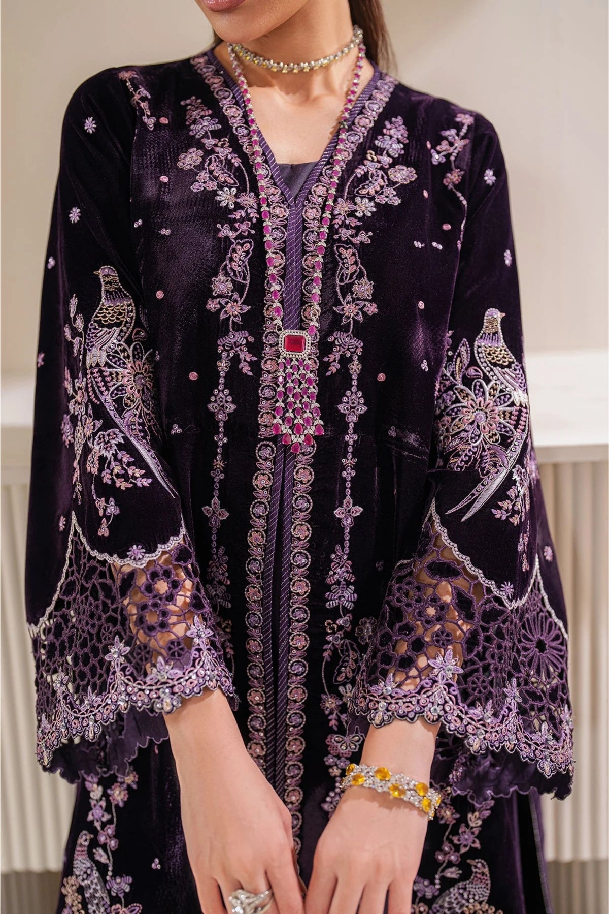 Pakistani Velvet Outfits Online