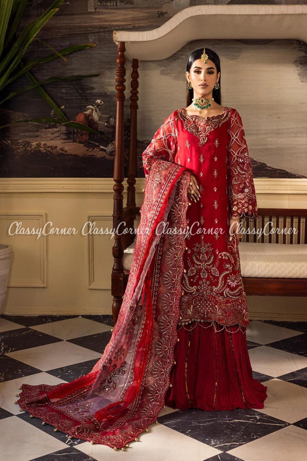 latest pakistani wedding outfits