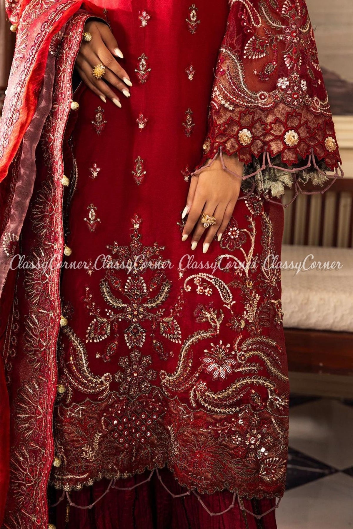 Pakistani wedding attire