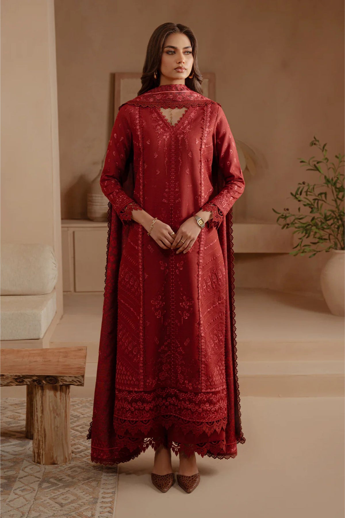 Pakistani Readymade Khadar Suits 