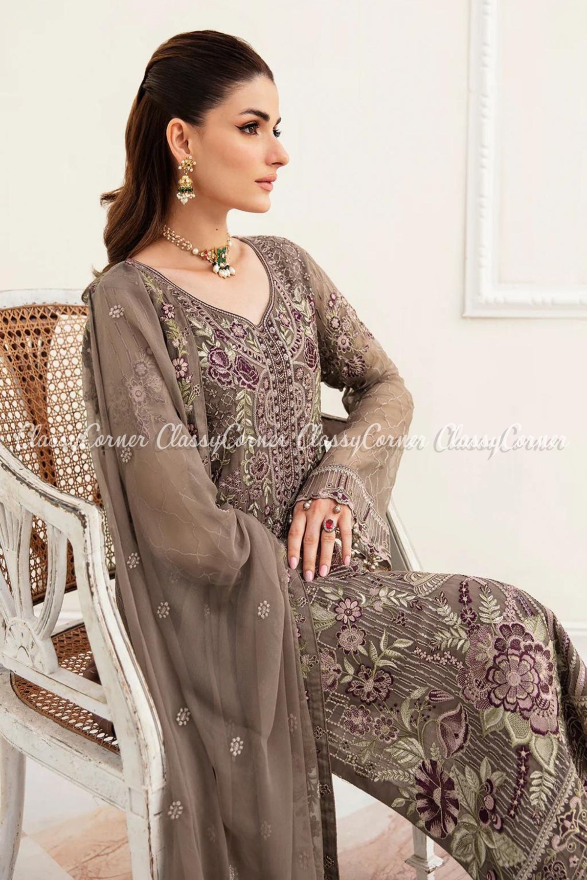 pakistani formal dress for wedding