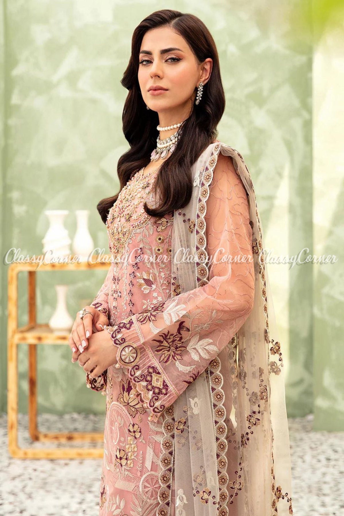 pakistani formal dress for wedding