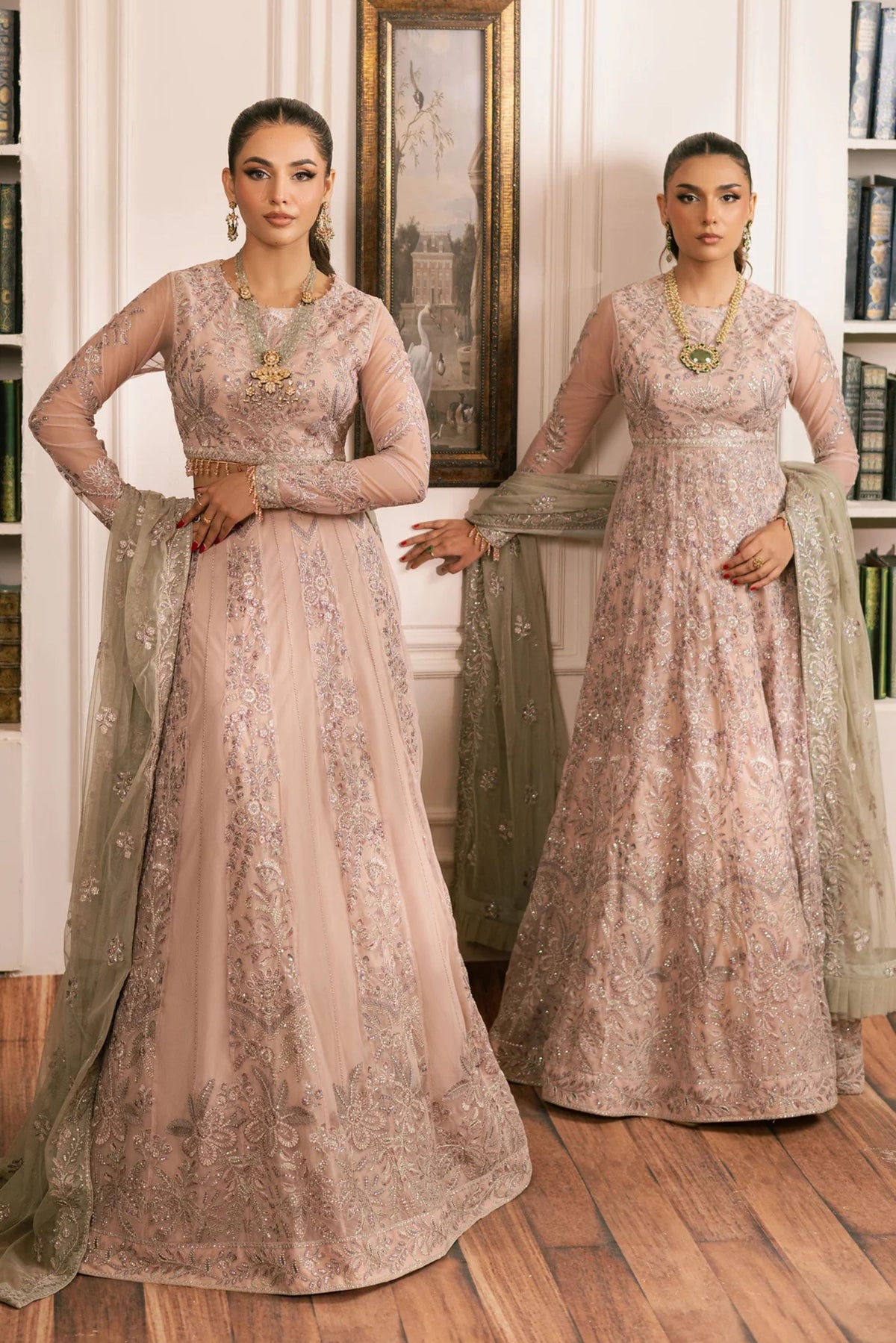 Pakistani Net Wedding Wear Outfits