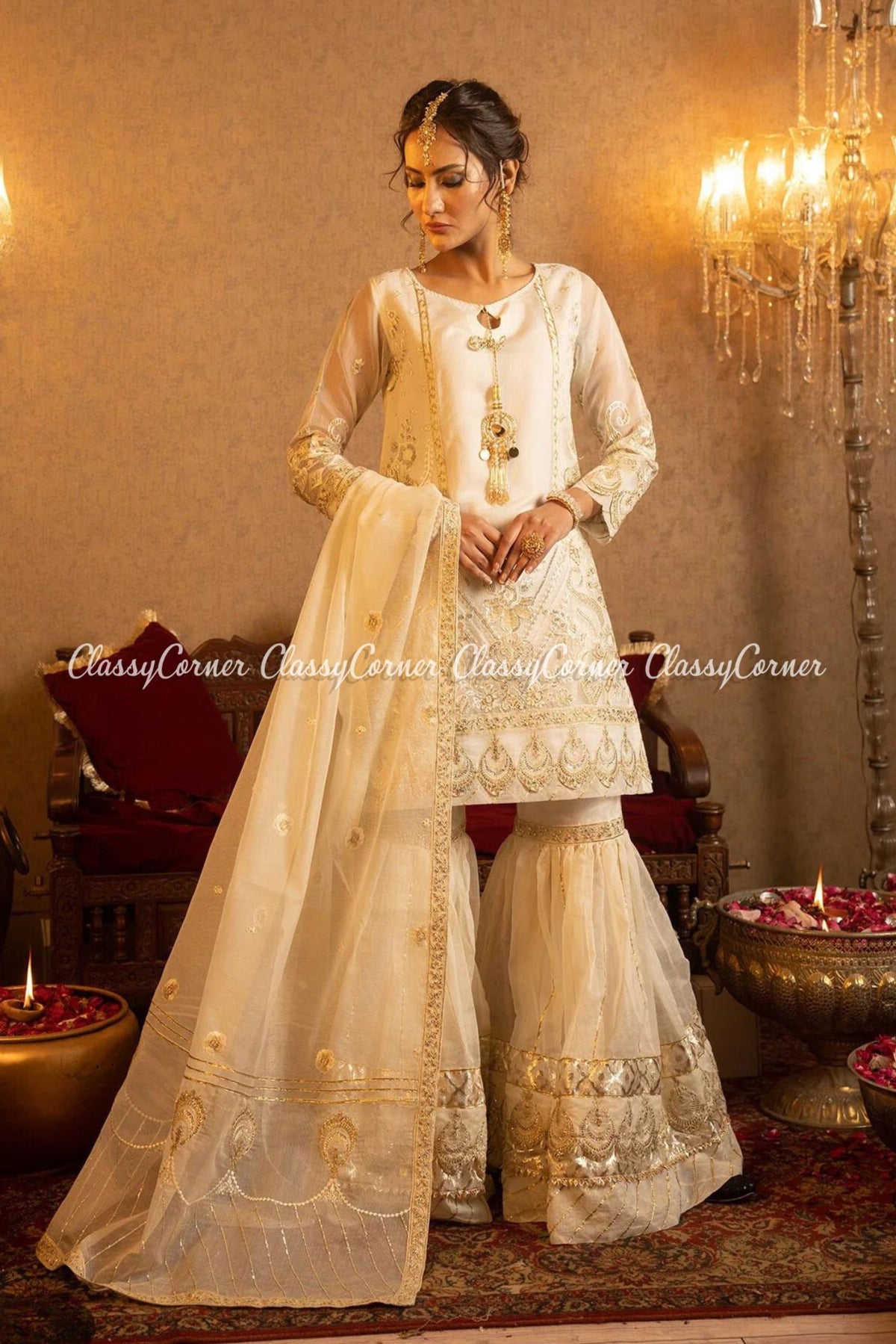 Pakistani wedding Gharara