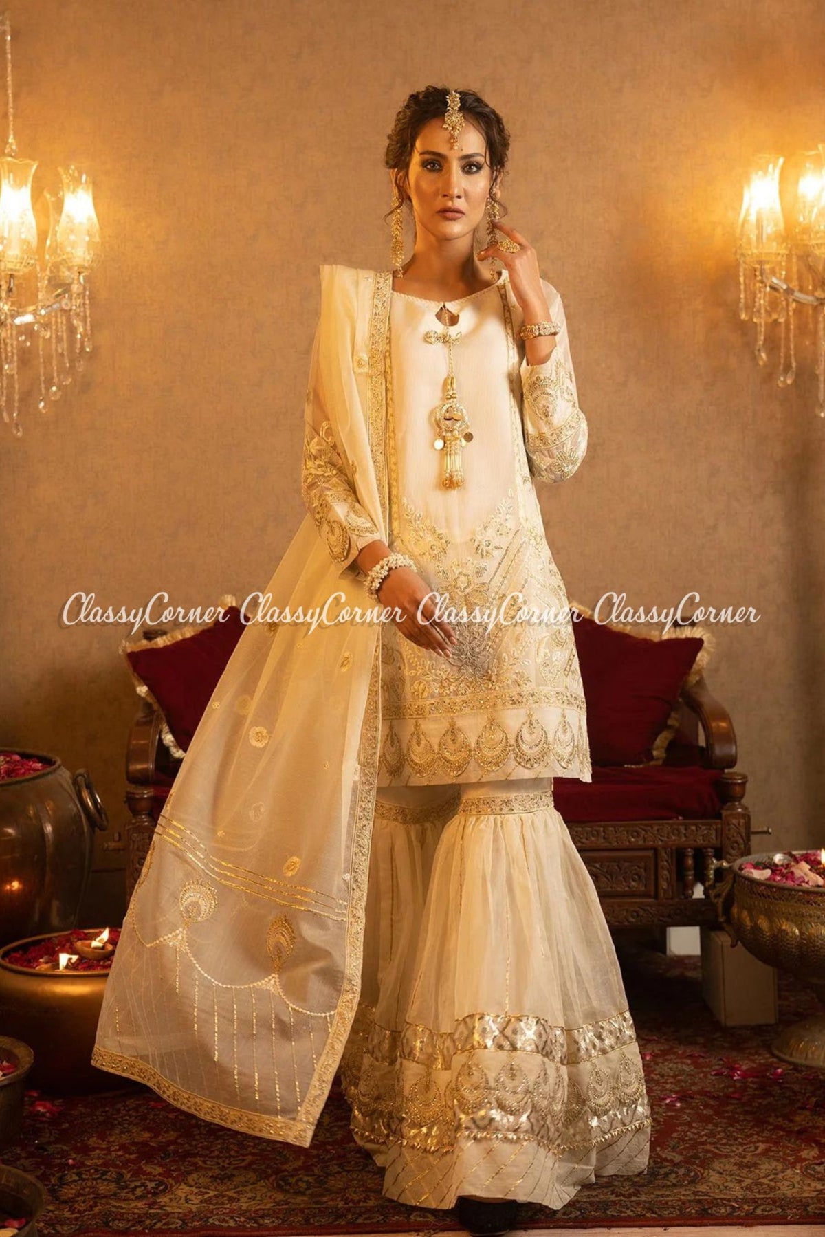 Pakistani wedding Gharara