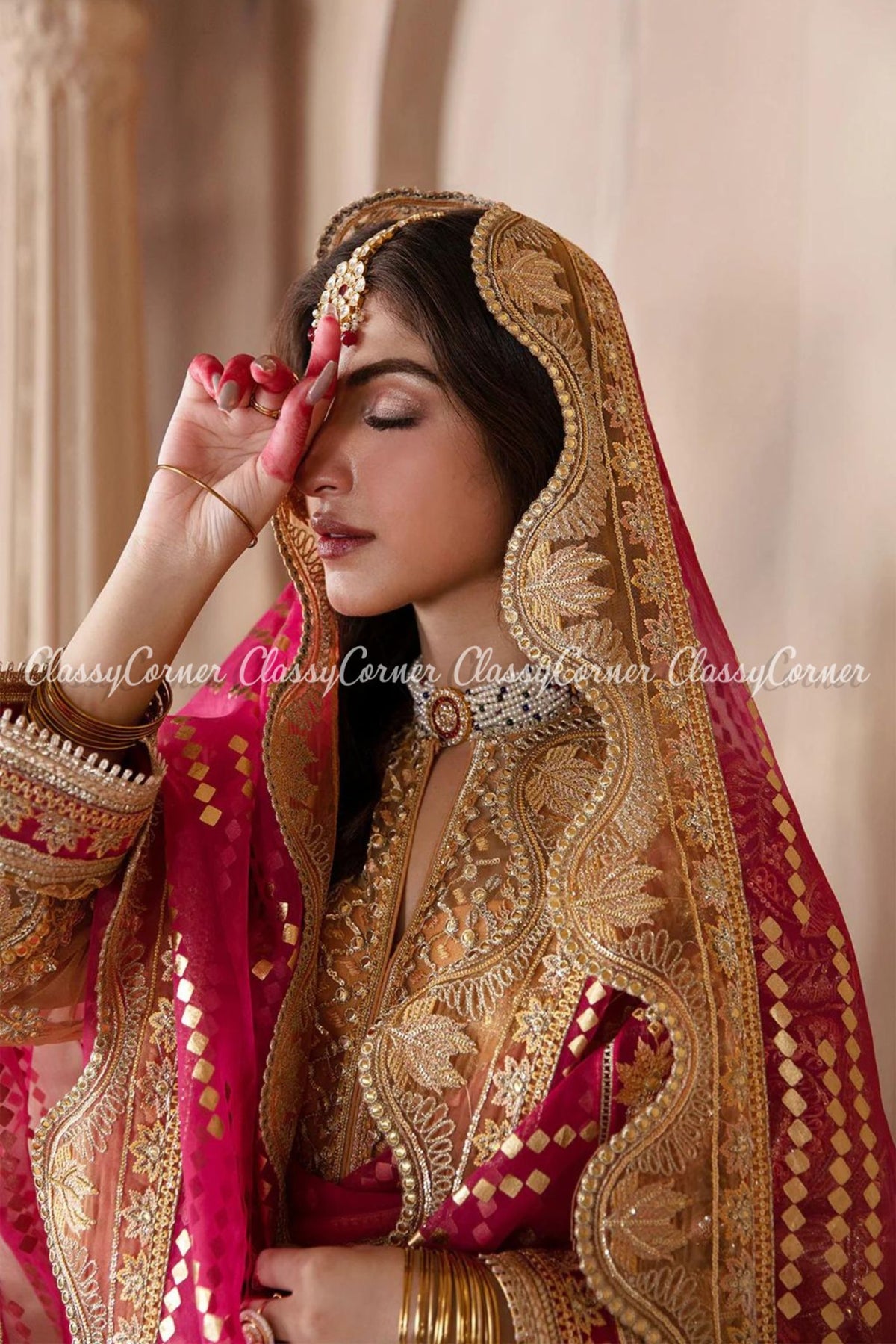 Pakistani wedding Sharara suits